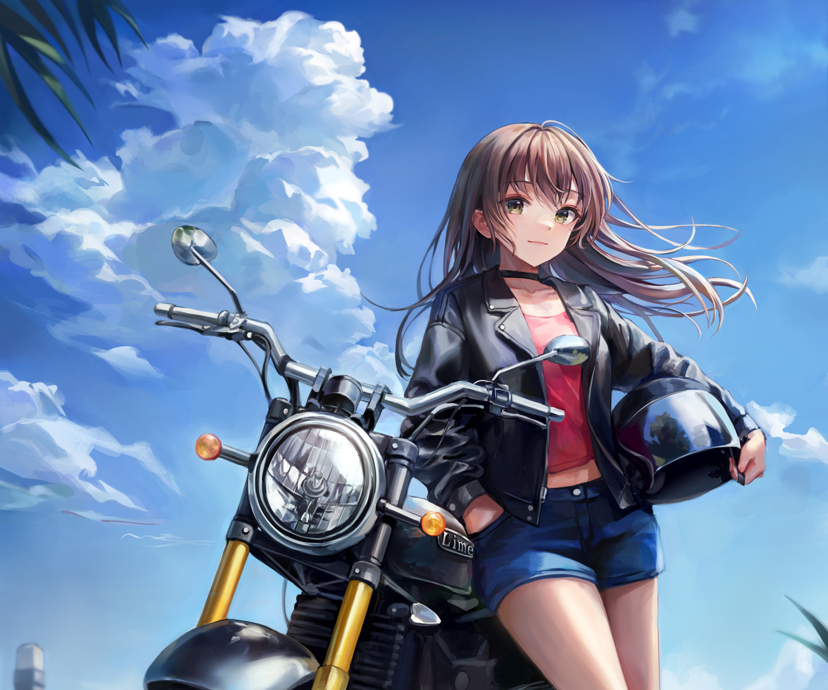 1080x24002 Anime Bike Rider Girl 1080x24002 Resolution Wallpaper, HD Artist  4K Wallpapers, Images, Photos and Background - Wallpapers Den