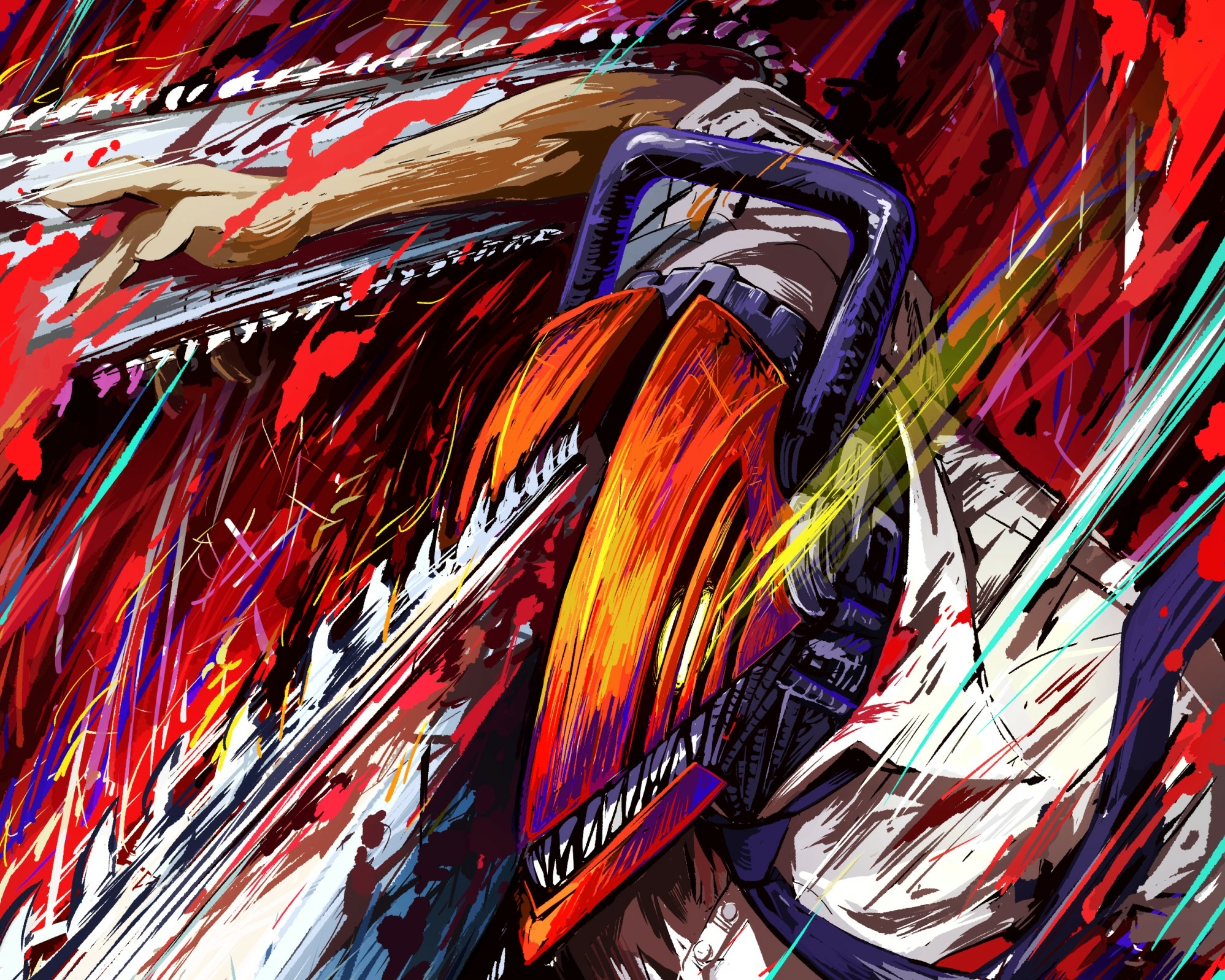 1920x10801148 Anime Chainsaw Man Hd Colourful Denji 1920x10801148 Resolution Wallpaper Hd Anime 1166