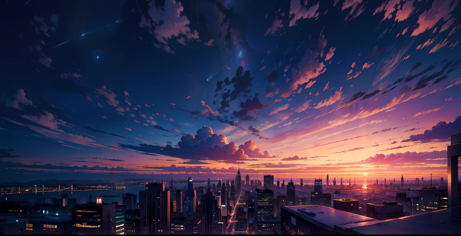 1500x768 Resolution Anime City 4K Top View 1500x768 Resolution ...