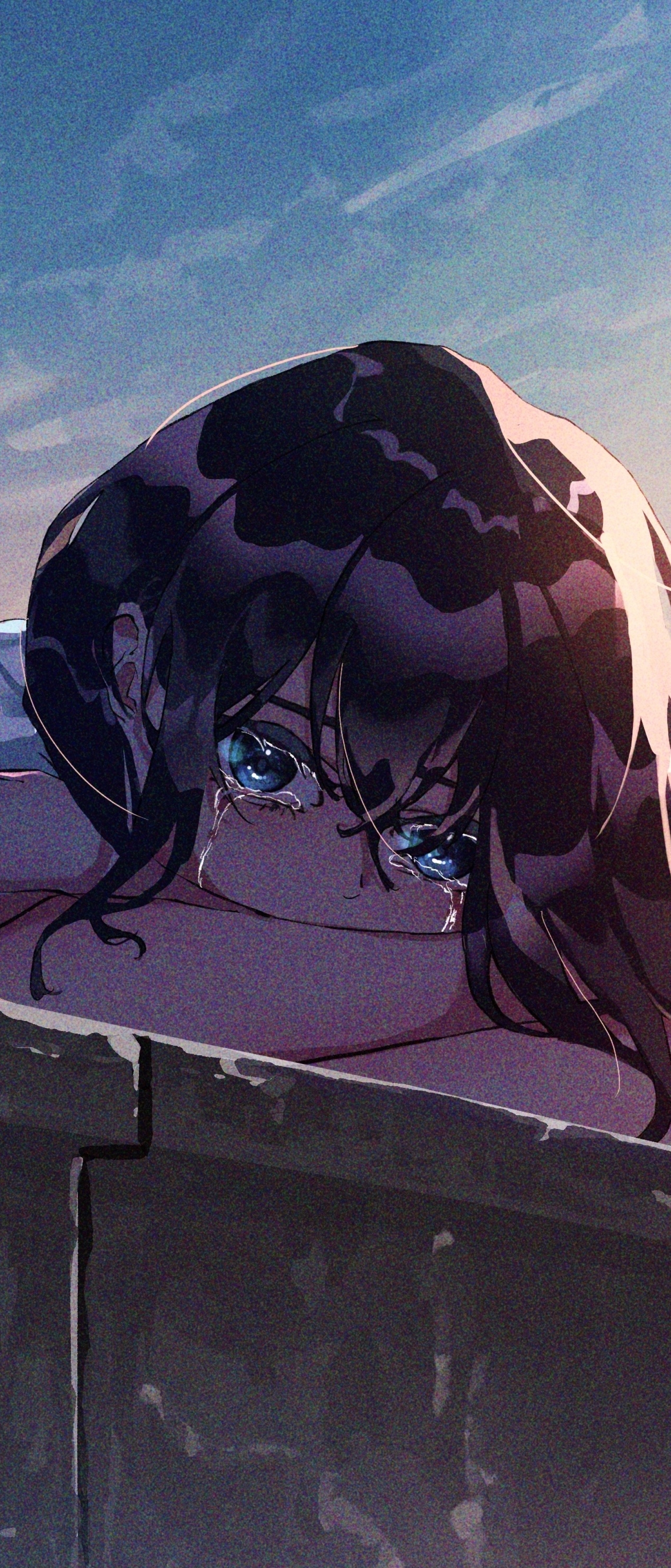 1644x3840 Anime Crying Girl 4k 1644x3840 Resolution Wallpaper, HD Anime 4K  Wallpapers, Images, Photos and Background - Wallpapers Den
