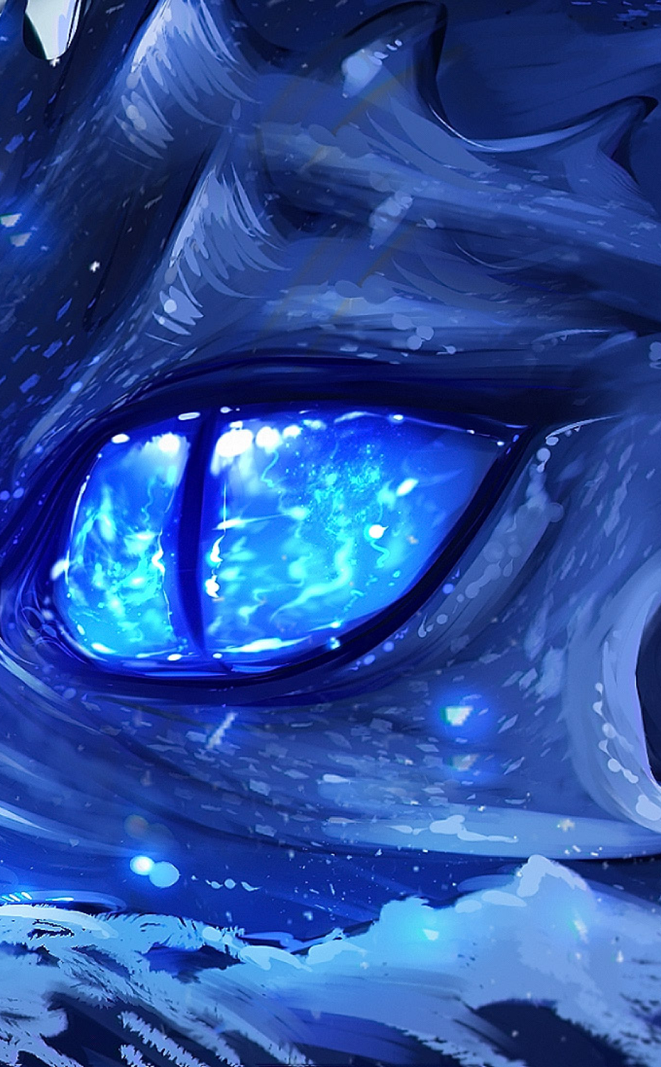 Anime Dragon Eye, Full HD Wallpaper