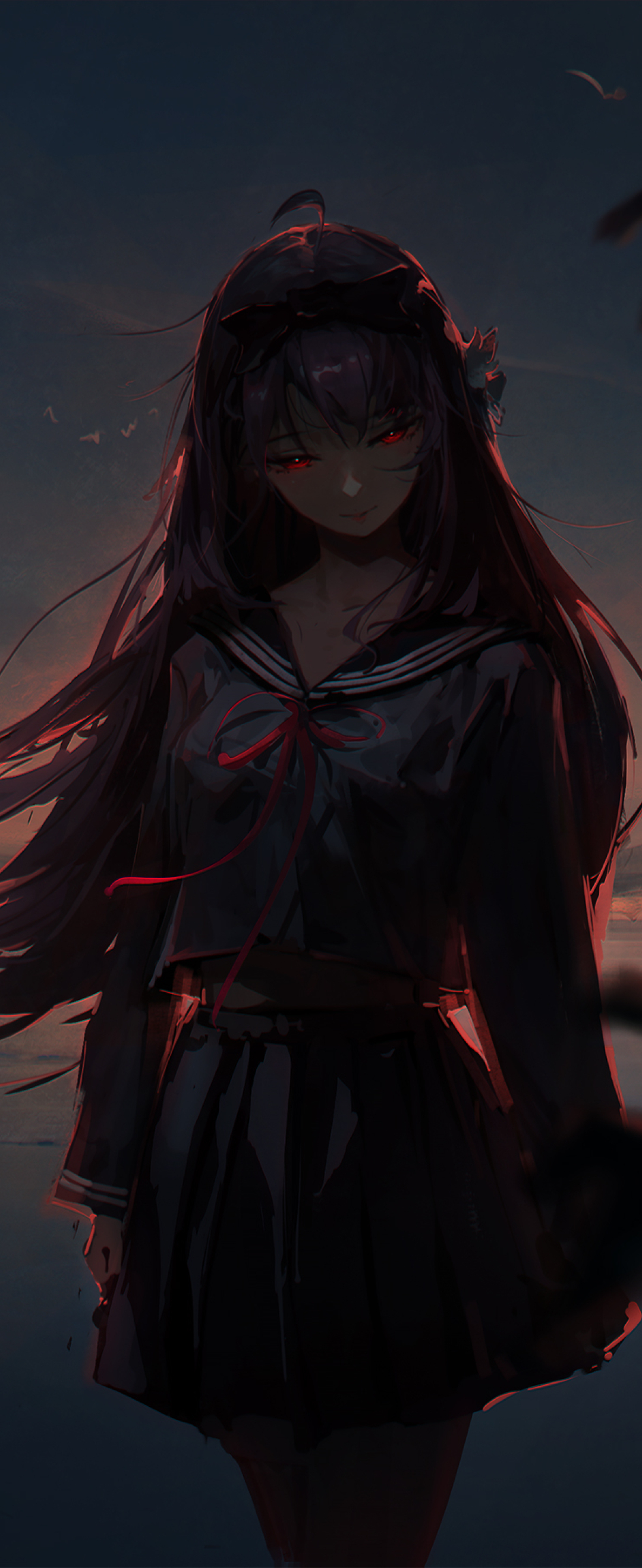 1080x2636 Anime Evil Girl Art 1080x2636 Resolution Wallpaper, HD Artist 4K  Wallpapers, Images, Photos and Background - Wallpapers Den