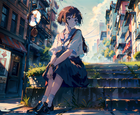 448x368 Resolution Anime Girl 2023 AI Fan Art 448x368 Resolution ...