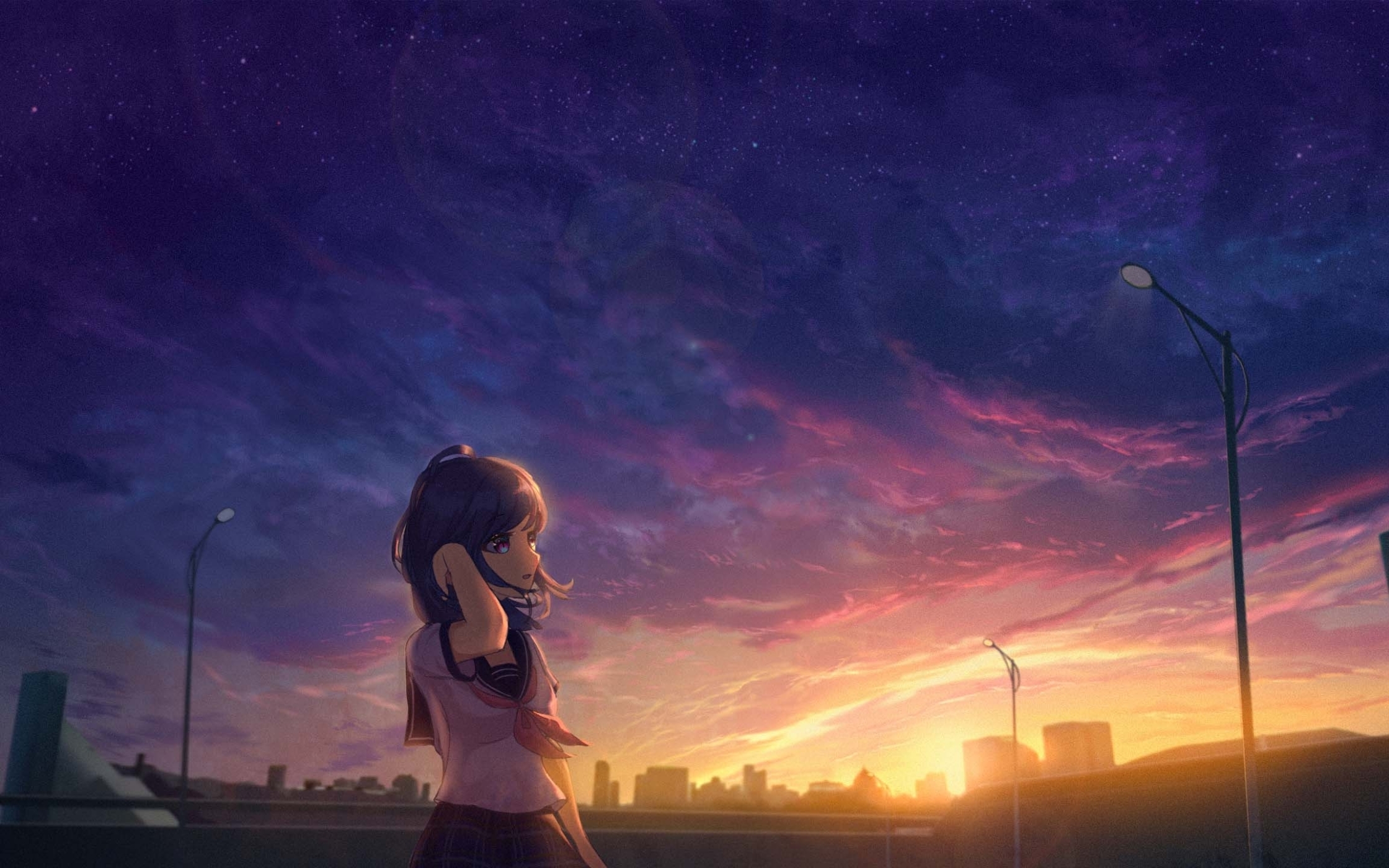 2240x1400 Resolution Anime Girl HD Sunrise 2022 2240x1400 Resolution ...