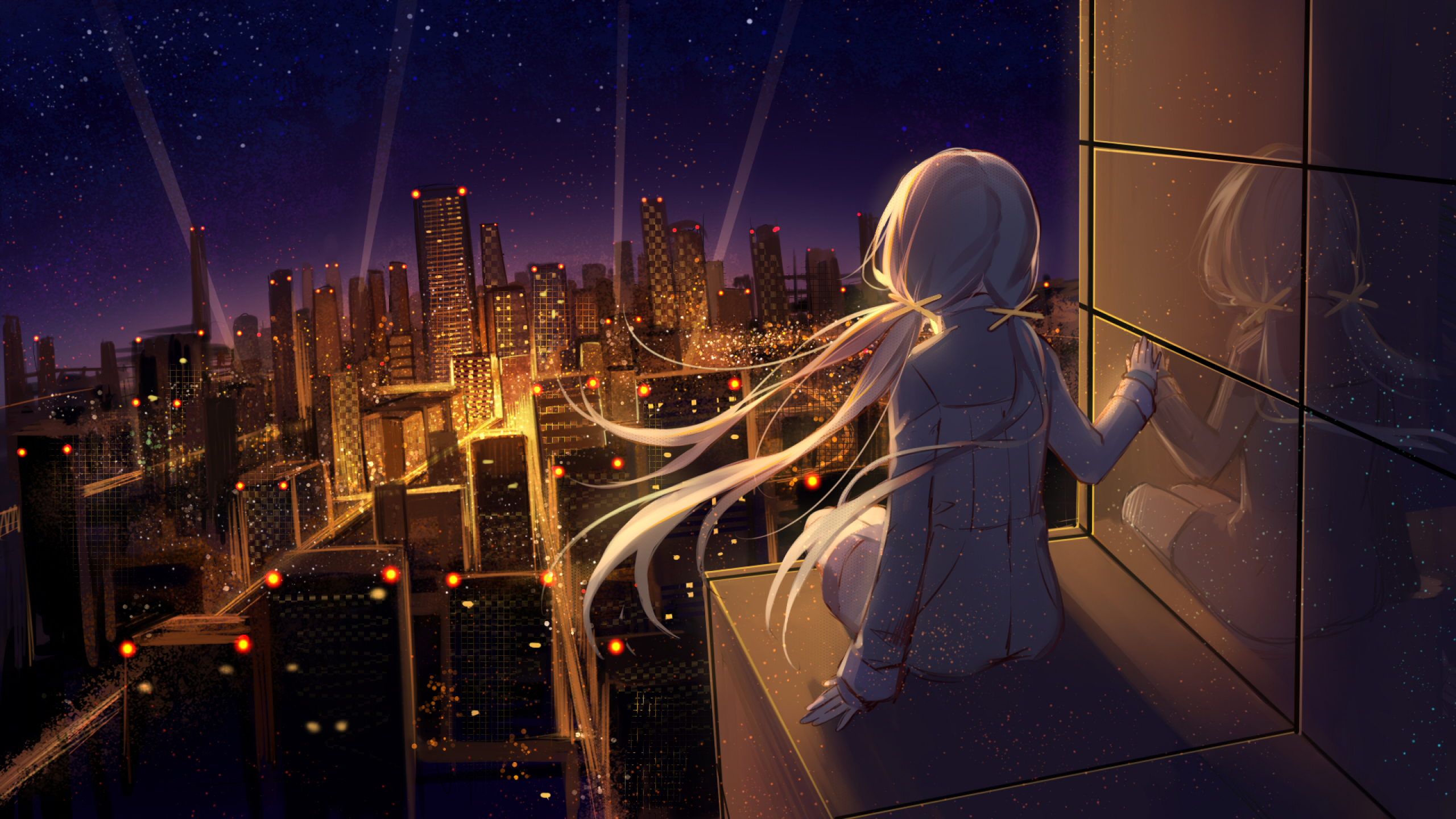 Anime Girl Background Wallpaper gambar ke 19