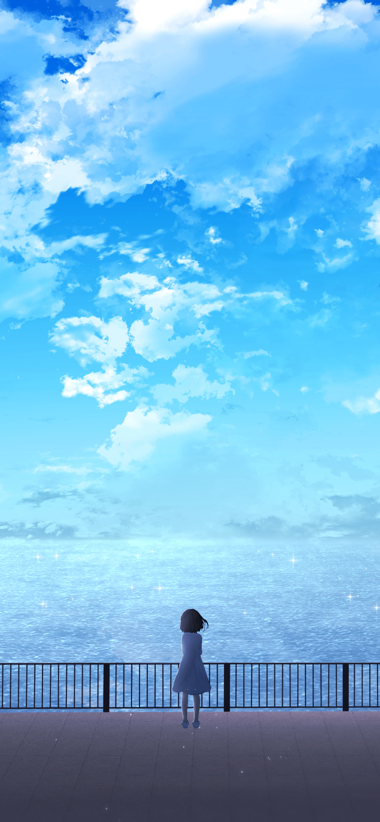 Tropical island in the sea. Anime wallpaper. AI Stock Illustration | Adobe  Stock