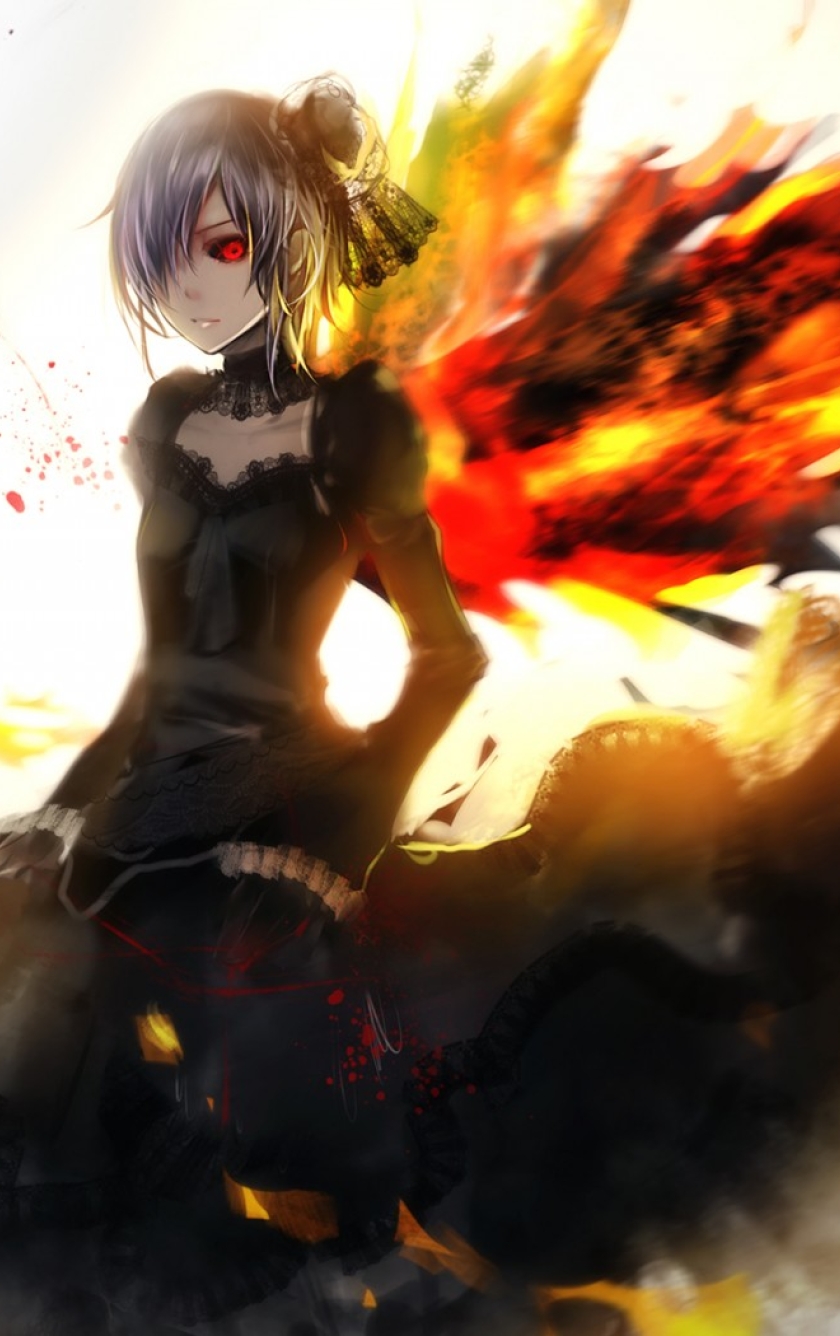 840x1336 Anime Tokyo Ghoul Kirishima Touka 840x1336