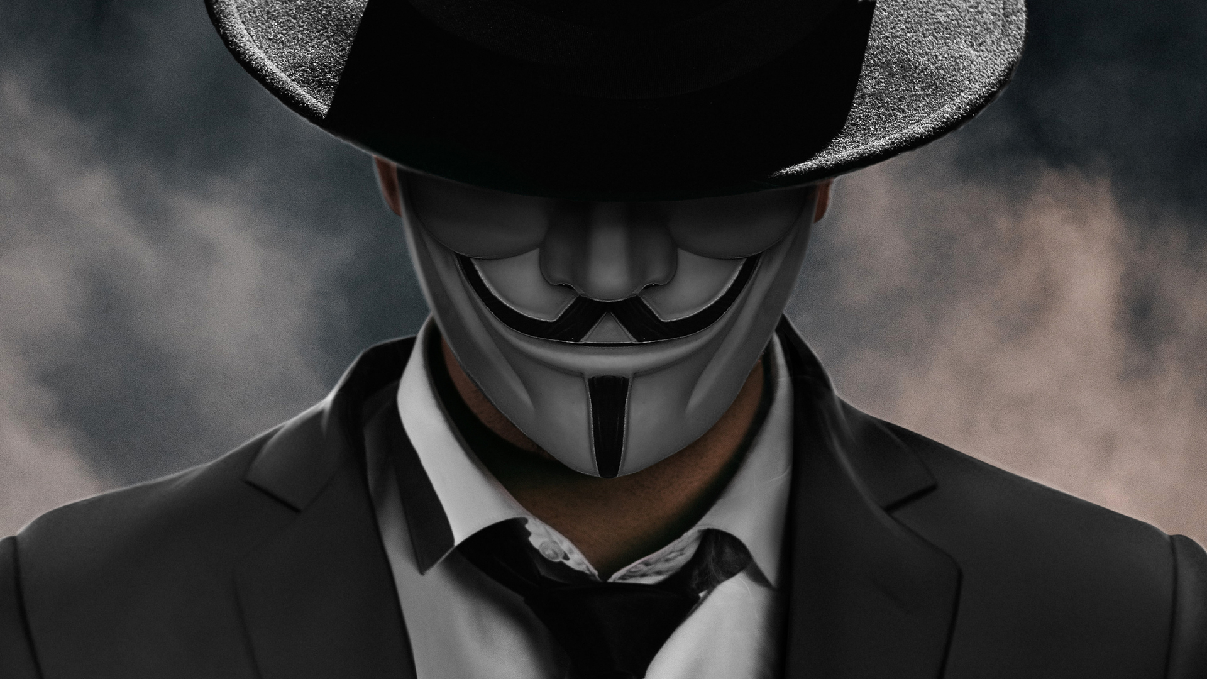 3840x2160 Anonymous Man 4K Wallpaper, HD Artist 4K Wallpapers, Images,  Photos and Background - Wallpapers Den
