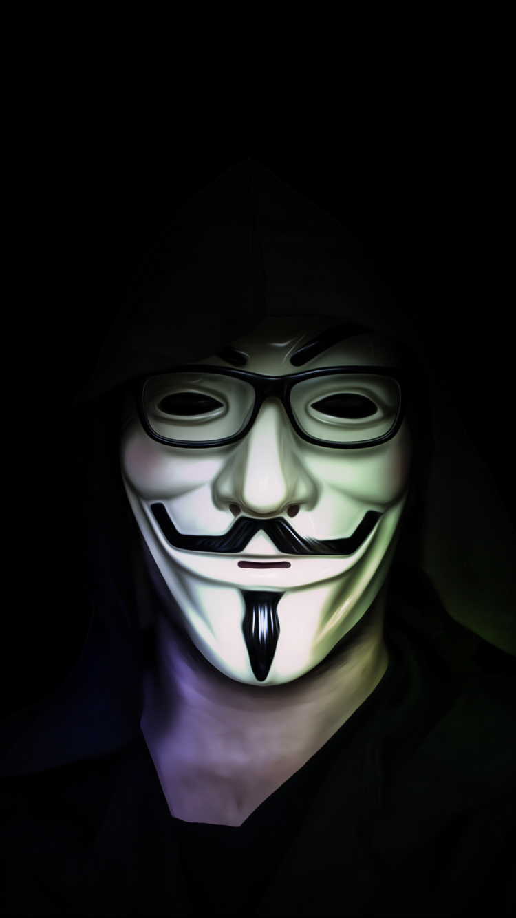 750x1334 Anonymous Mask Student Iphone 6 Iphone 6s Iphone 7 Wallpaper Hd Other 4k Wallpapers Images Photos And Background