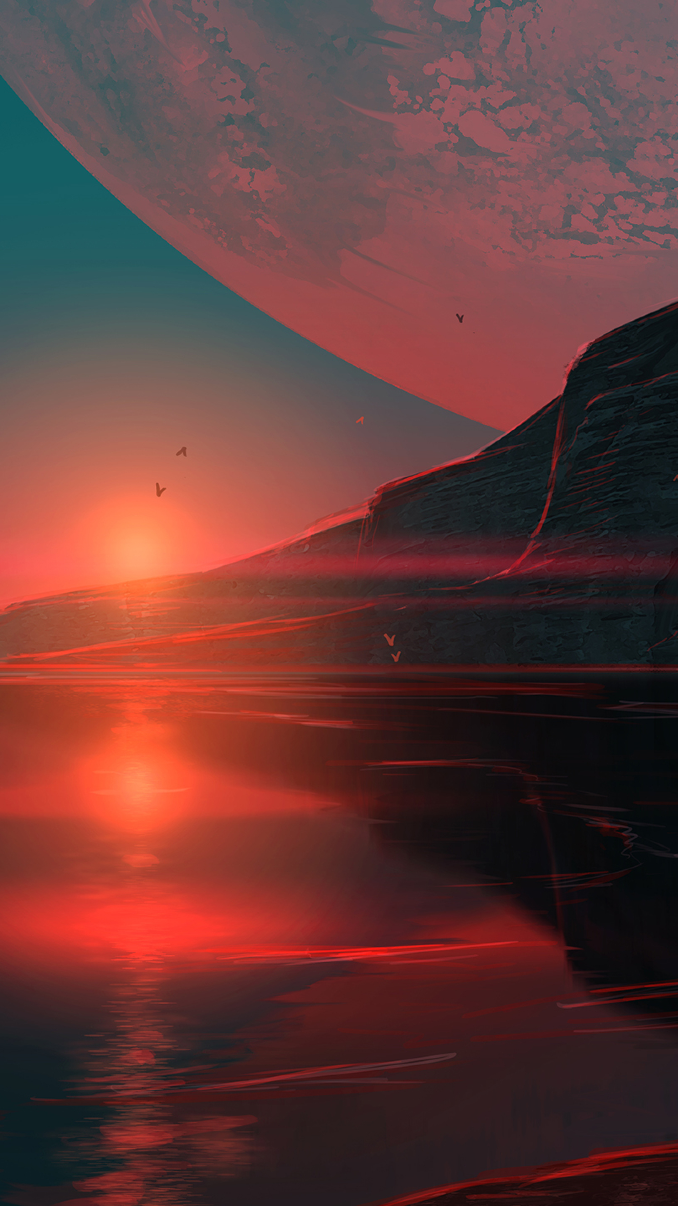 Animated Sunset Wallpaper 4K - Retro Sunrise 4k, HD Artist, 4k