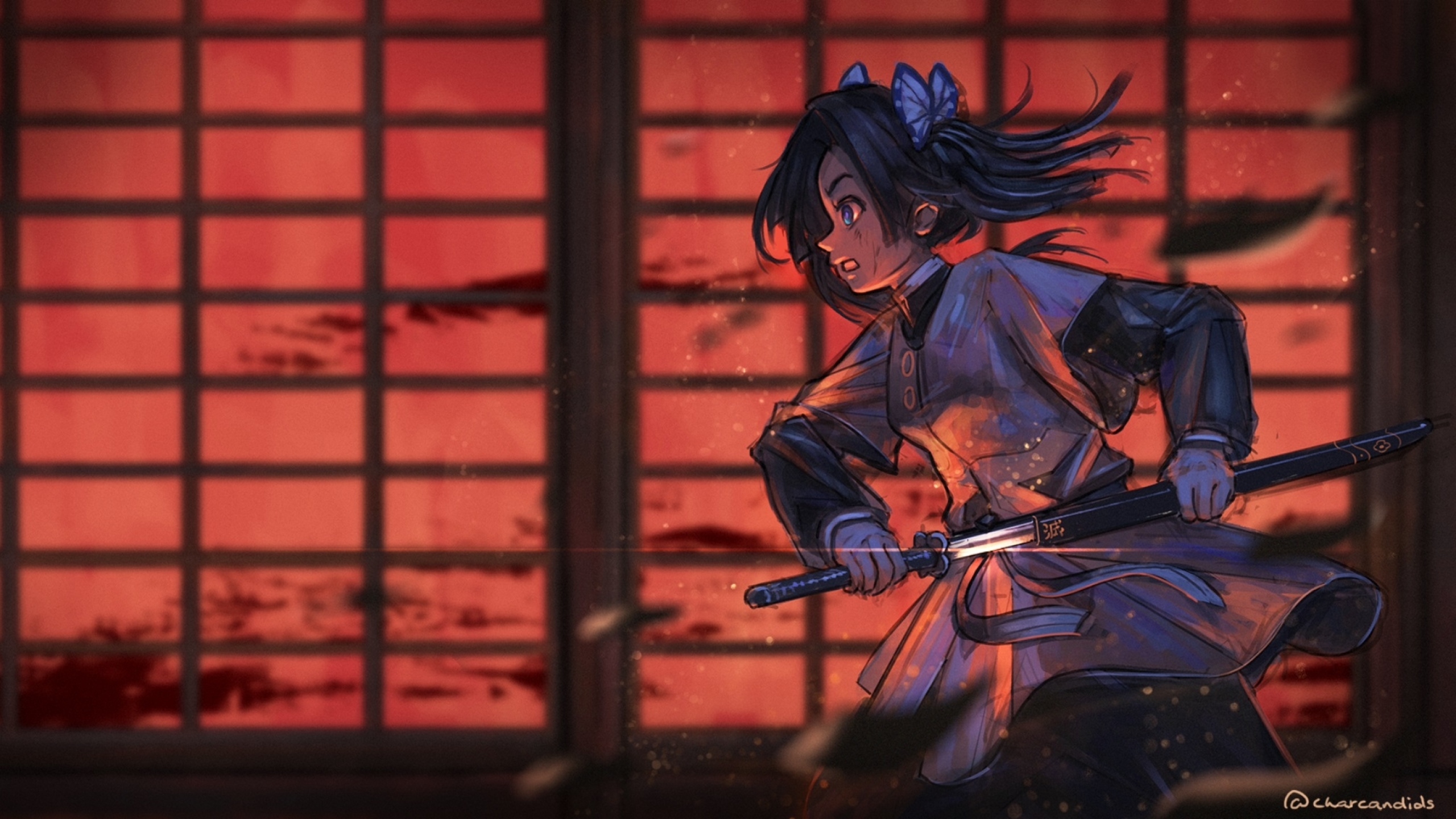 2560x1440 Aoi Kanzaki Kimetsu No Yaiba 1440p Resolution Wallpaper Hd Anime 4k Wallpapers Images Photos And Background Wallpapers Den