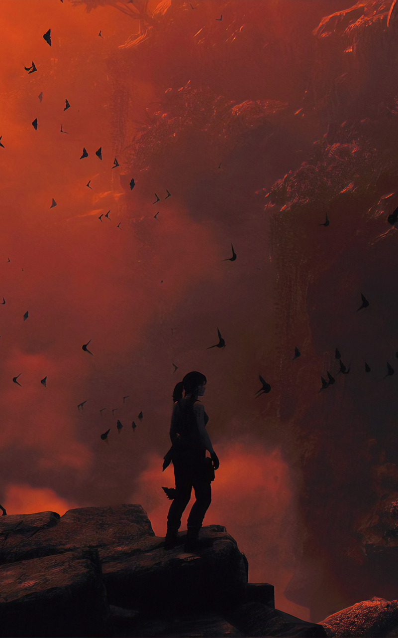 android shadow of the tomb raider background