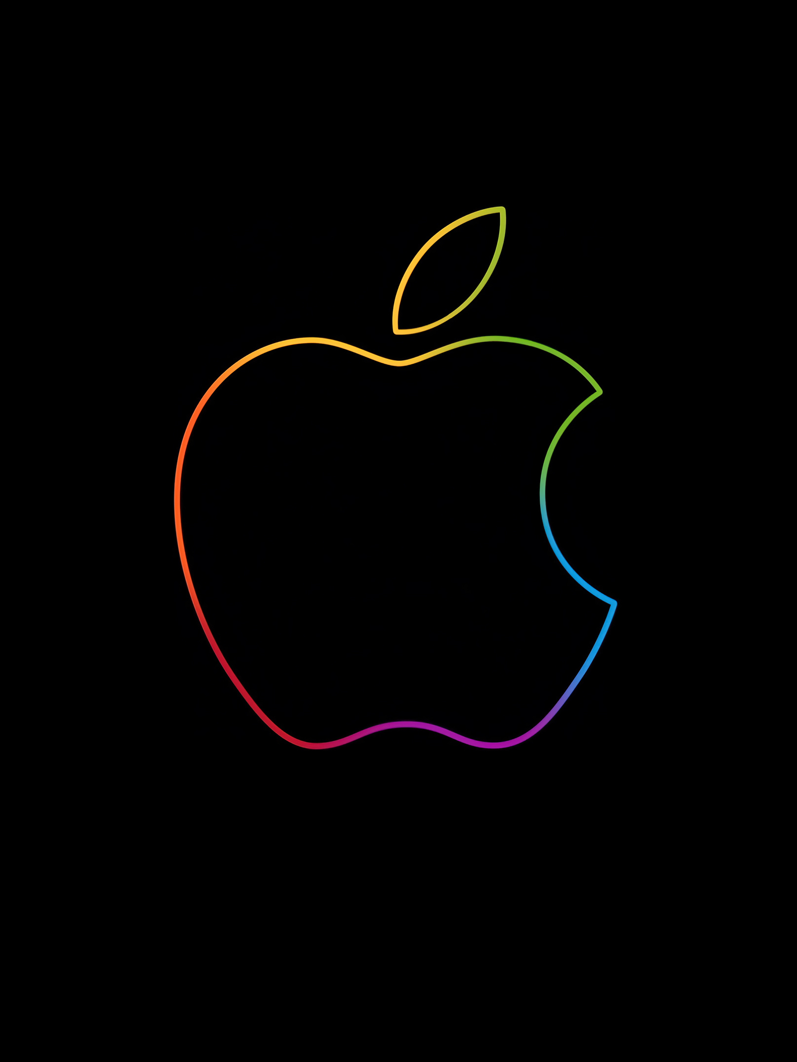 1620x2160 Apple 4k Neon Logo 1620x2160 Resolution Wallpaper, HD Hi-Tech ...