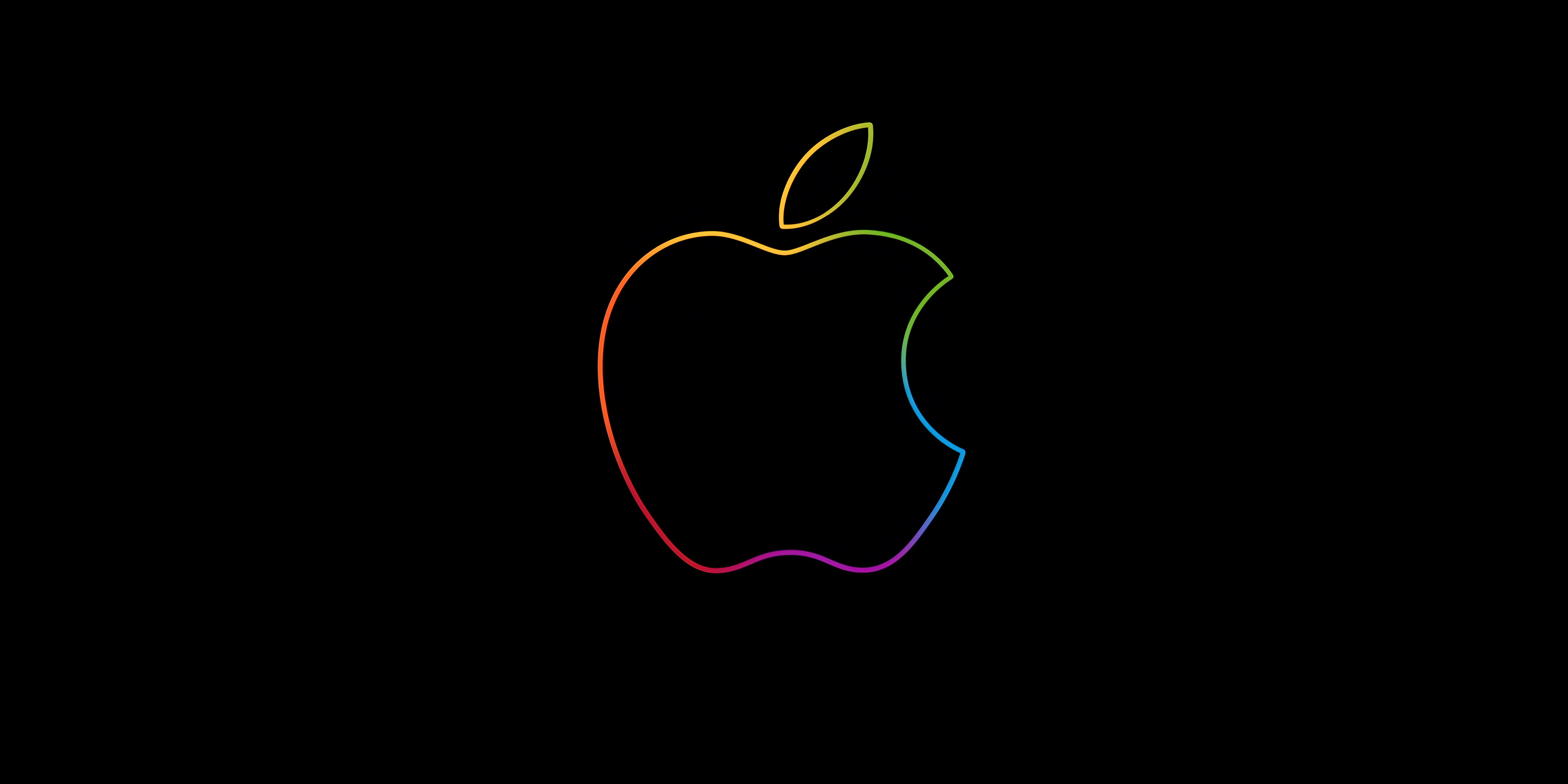 3840x1920 Apple 4k Neon Logo 3840x1920 Resolution Wallpaper, HD Hi-Tech ...