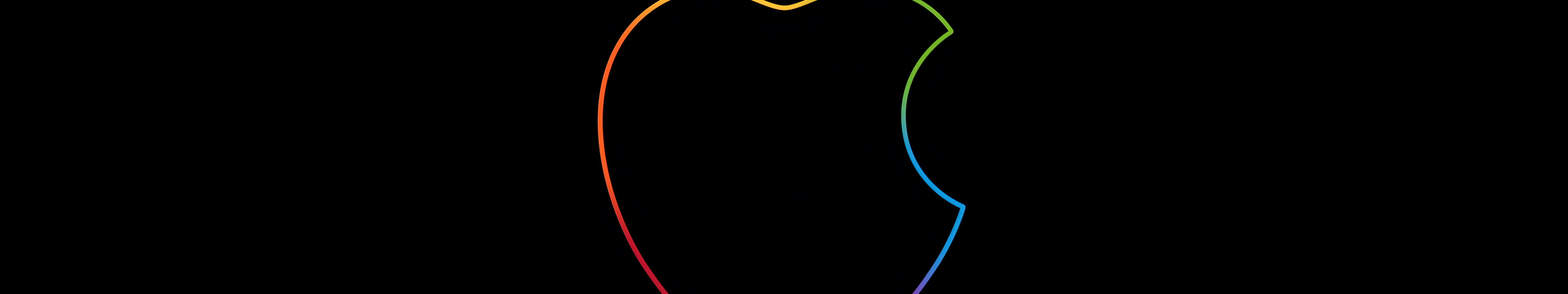 7680x1440 Apple 4k Neon Logo 7680x1440 Resolution Wallpaper, HD Hi-Tech ...