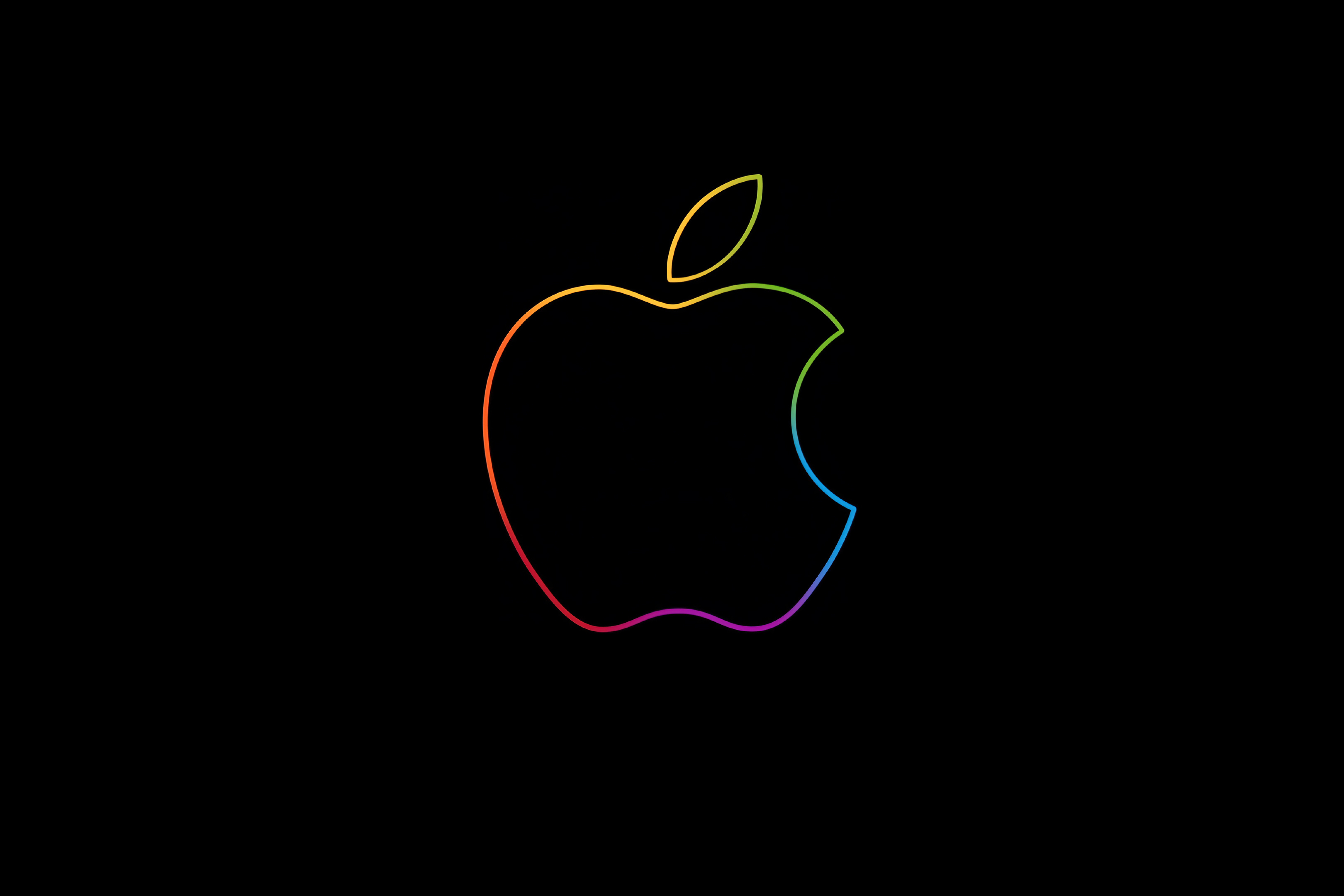 7680x5120 Apple 4k Neon Logo 7680x5120 Resolution Wallpaper, HD Hi-Tech ...