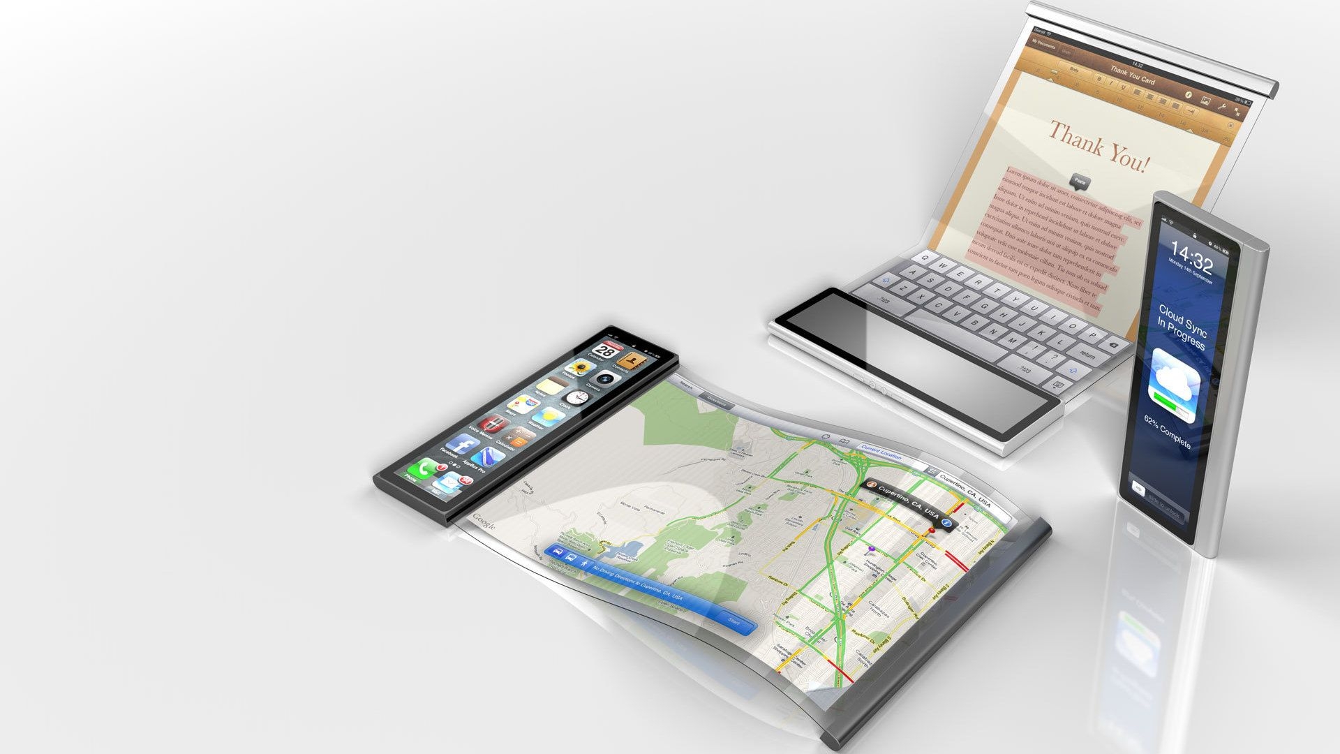apple, concept, touch screen Wallpaper, HD Hi-Tech 4K ...