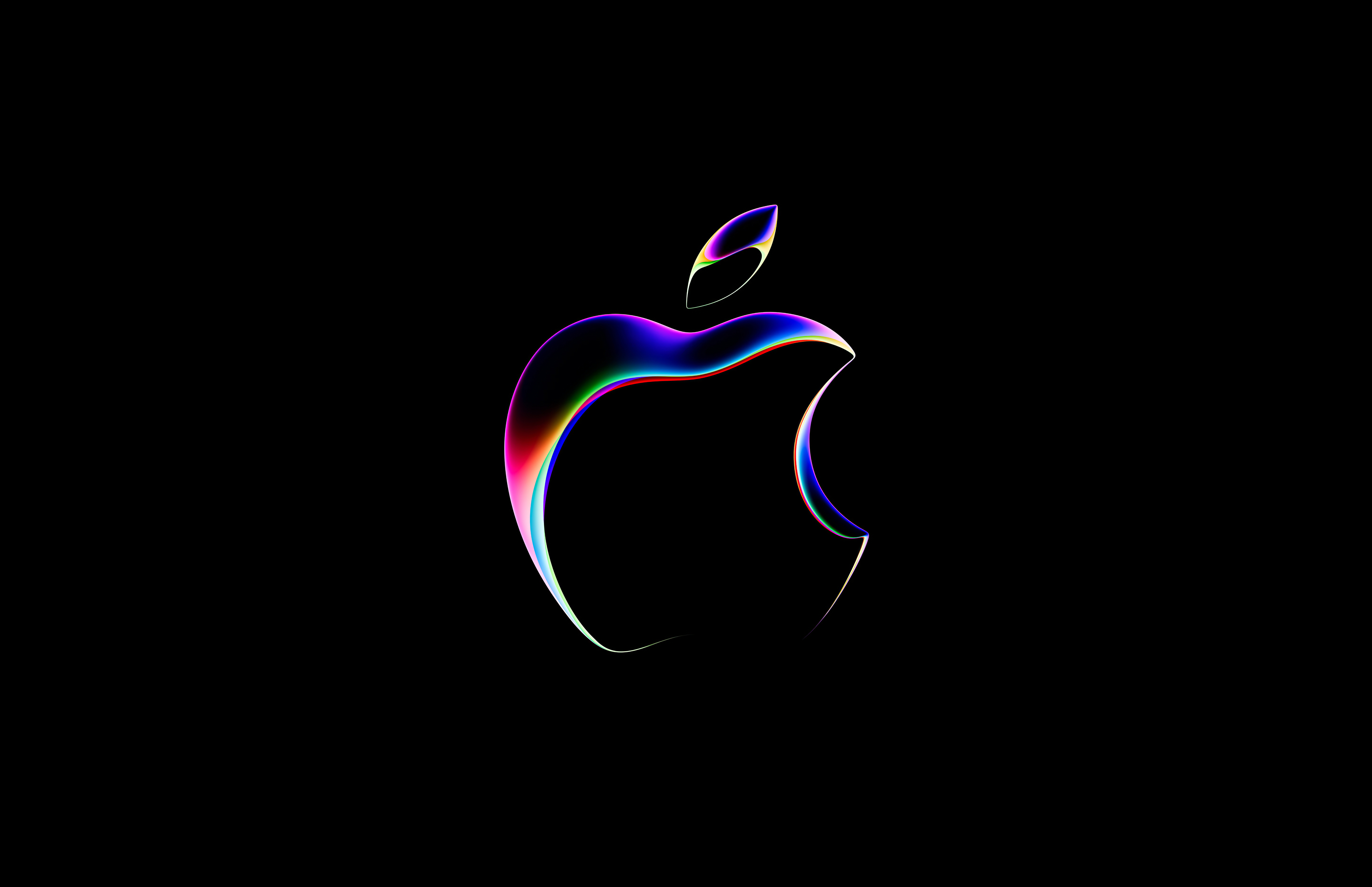 Colorful Design Apple Logo In White Background 4K 5K HD Apple Wallpapers |  HD Wallpapers | ID #95836