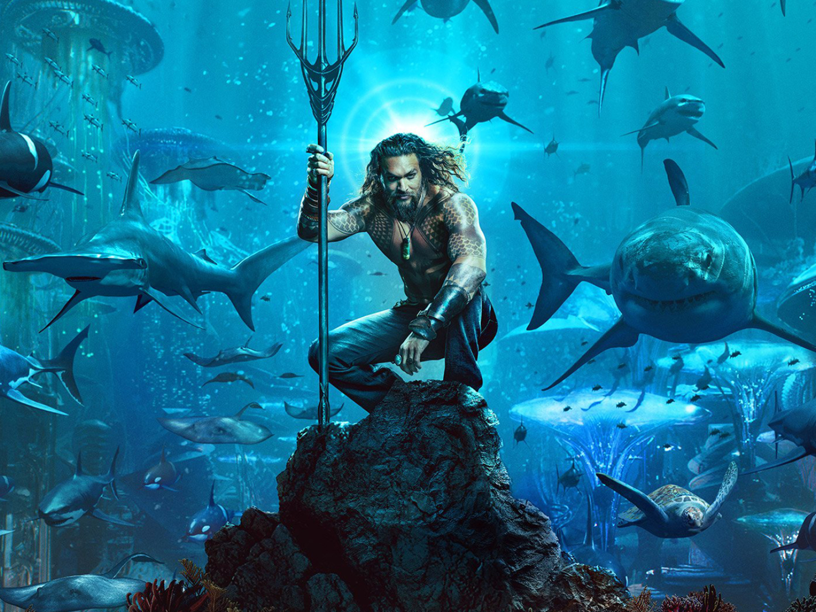 Download Aquaman 2018 Movie Poster 480x854 Resolution 
