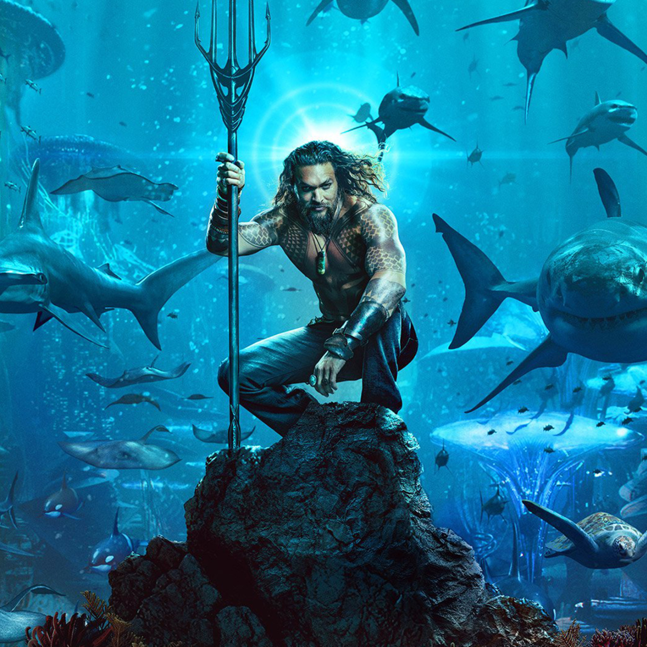 2248x2248 Aquaman 2018 Movie Poster 2248x2248 Resolution Wallpaper, HD