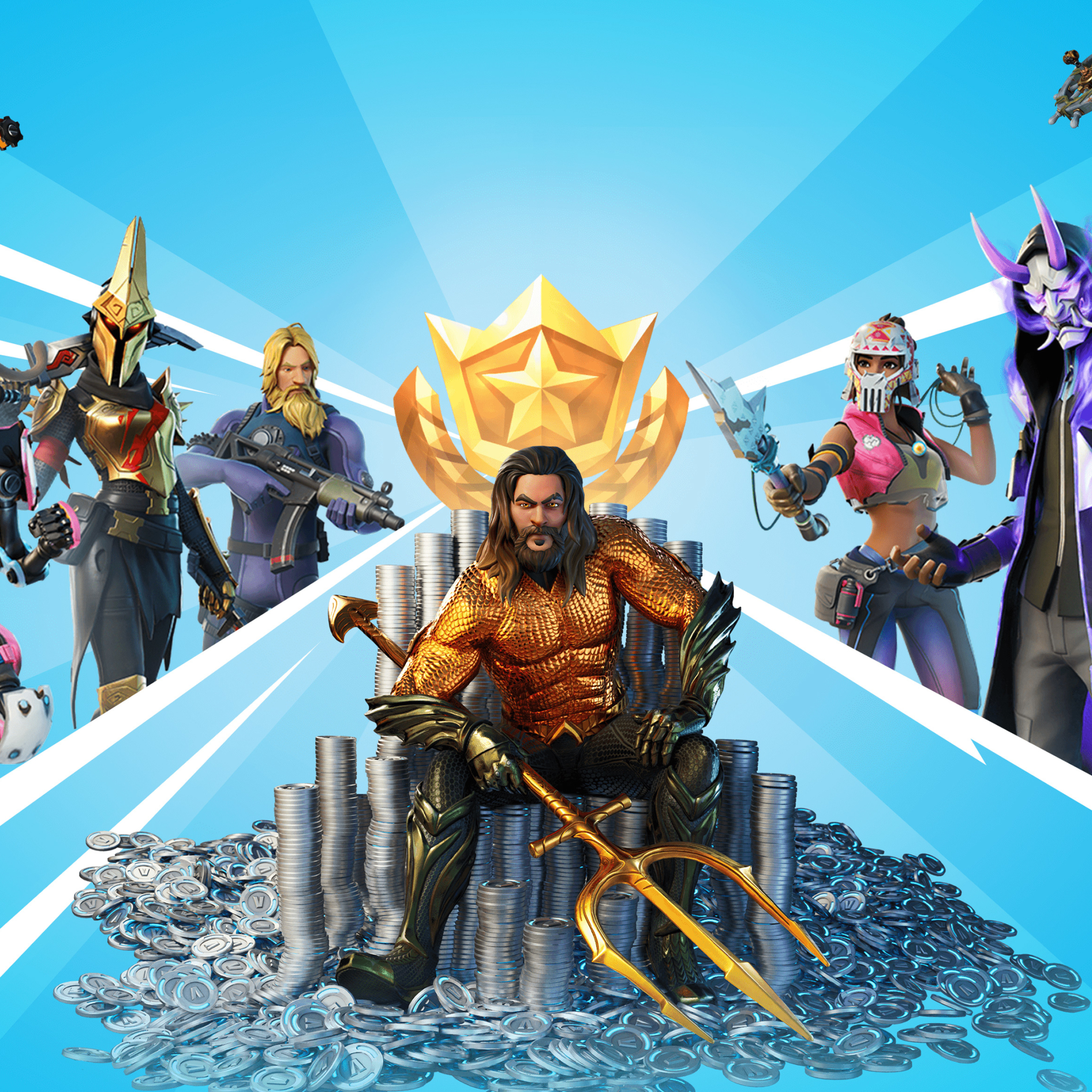 2048x2048 Aquaman Fortnite Season 13 Ipad Air Wallpaper ...