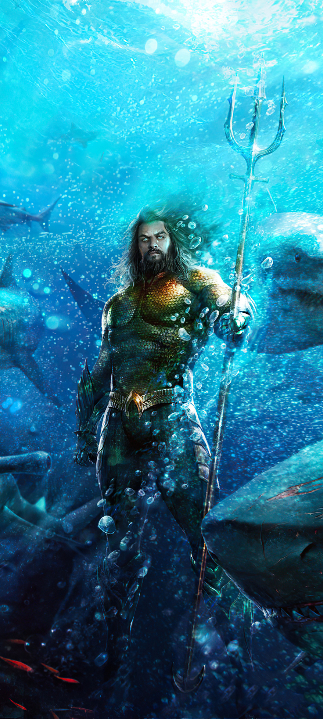 1080x2400 Aquaman In Ocean 4k 1080x2400 Resolution Wallpaper Hd Superheroes 4k Wallpapers Images Photos And Background Wallpapers Den