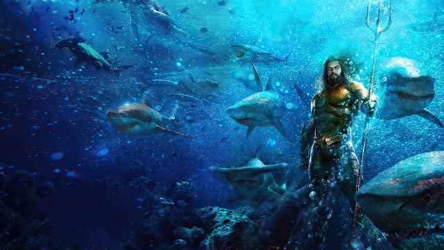 640x360 Aquaman In Ocean 4K 640x360 Resolution Wallpaper, HD ...