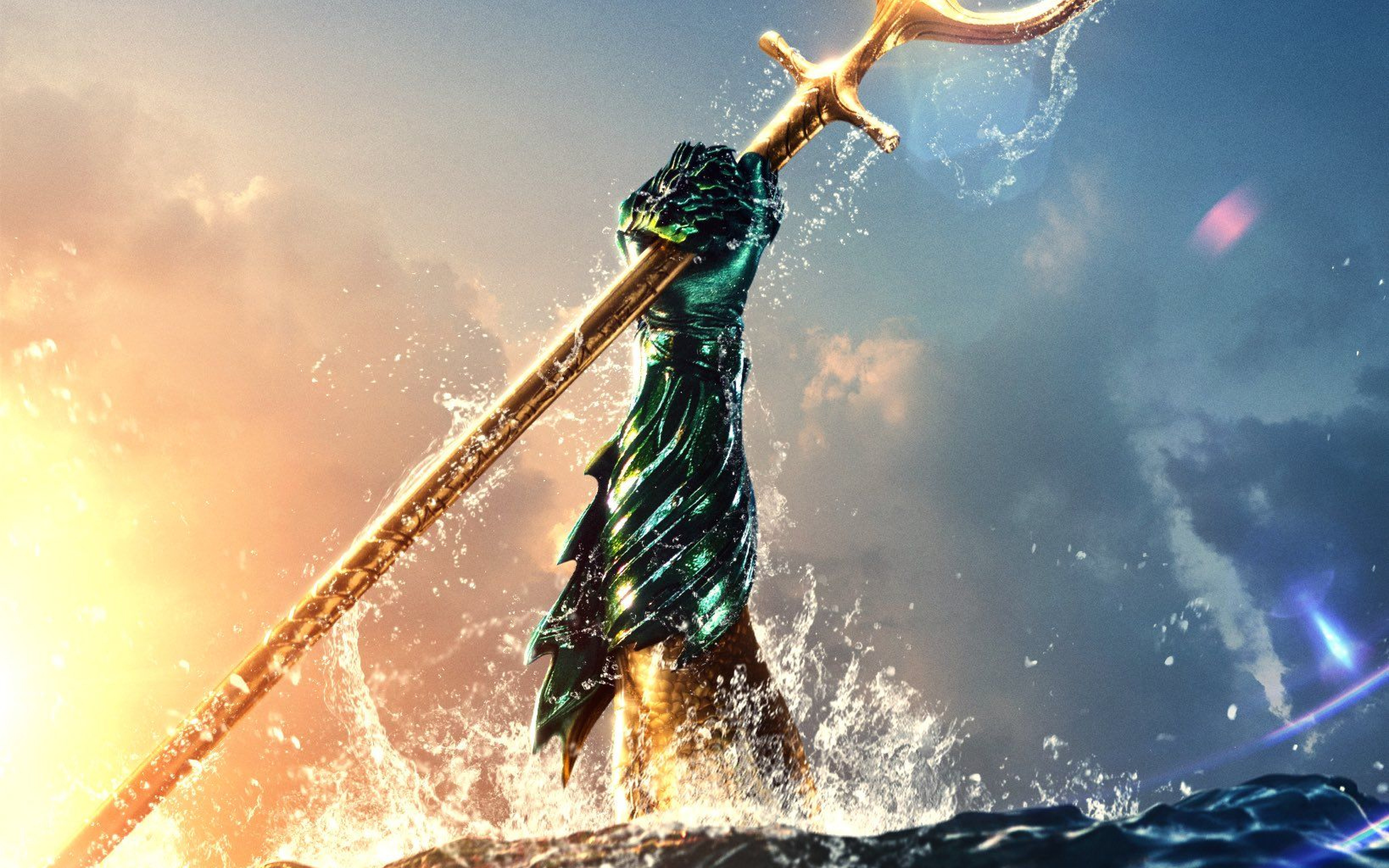 Aquaman Movie Brand New Poster, Full HD Wallpaper