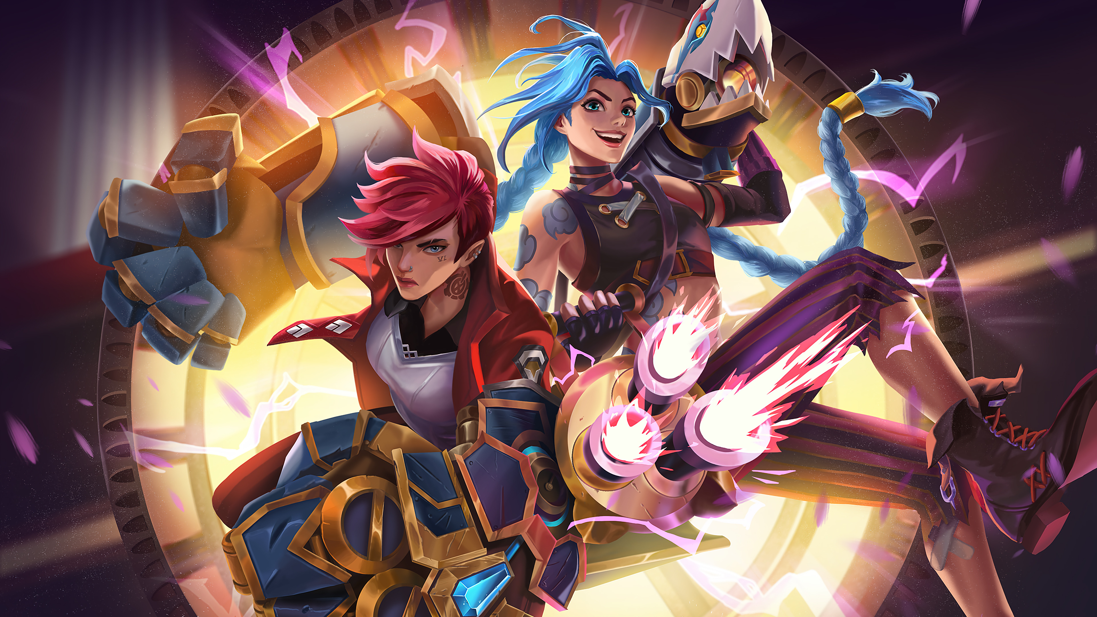 Arcane Jinx Fan Art 4k HD Tv Shows 4k Wallpapers Images Backgrounds  Photos and Pictures
