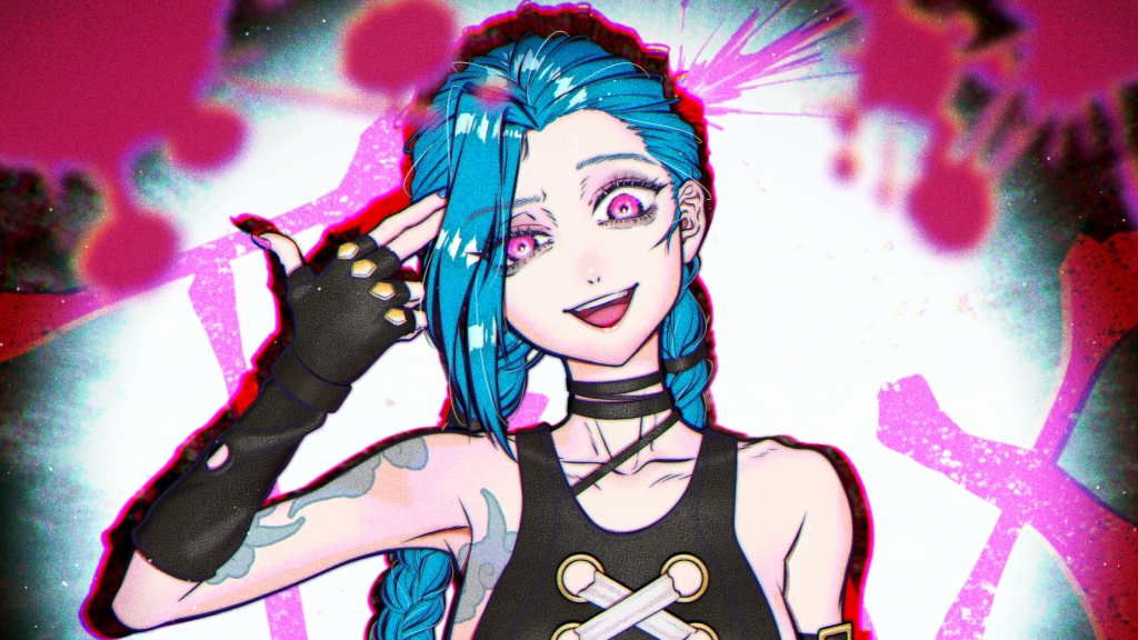 1024x576 Resolution Arcane 4k Jinx 1024x576 Resolution Wallpaper