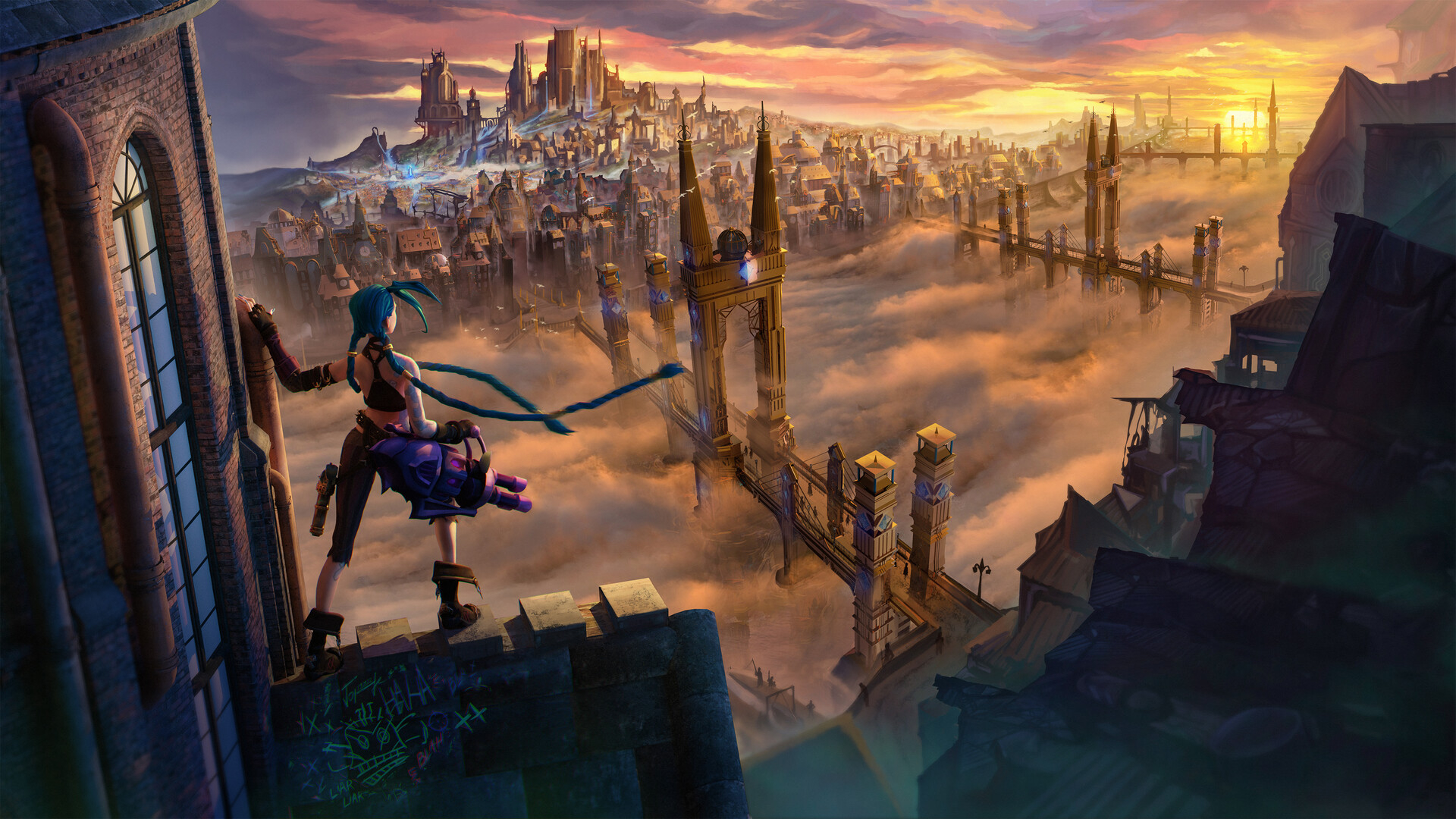 Arcane League of Legends Wallpapers  Top Free Arcane League of Legends  Backgrounds  WallpaperAccess