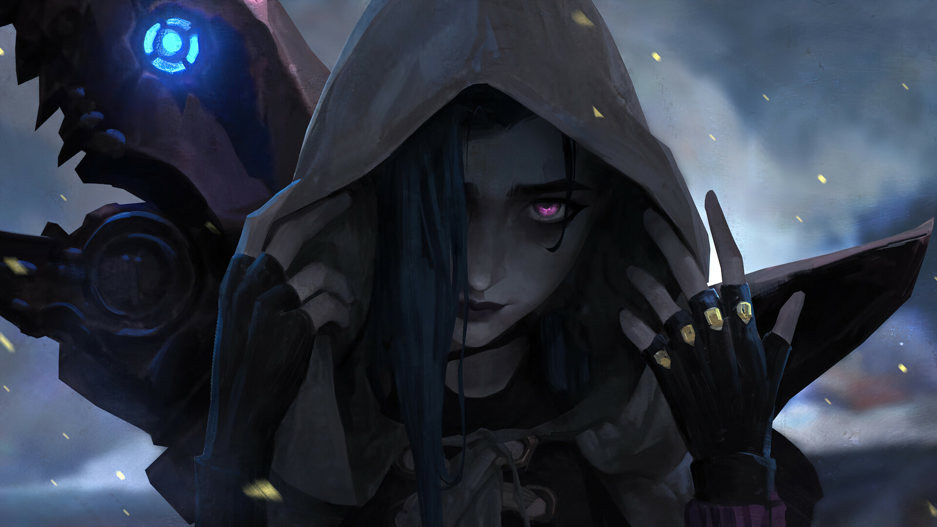 7681x17321 Arcane Jinx Hood LoL 7681x17321 Resolution Wallpaper, HD