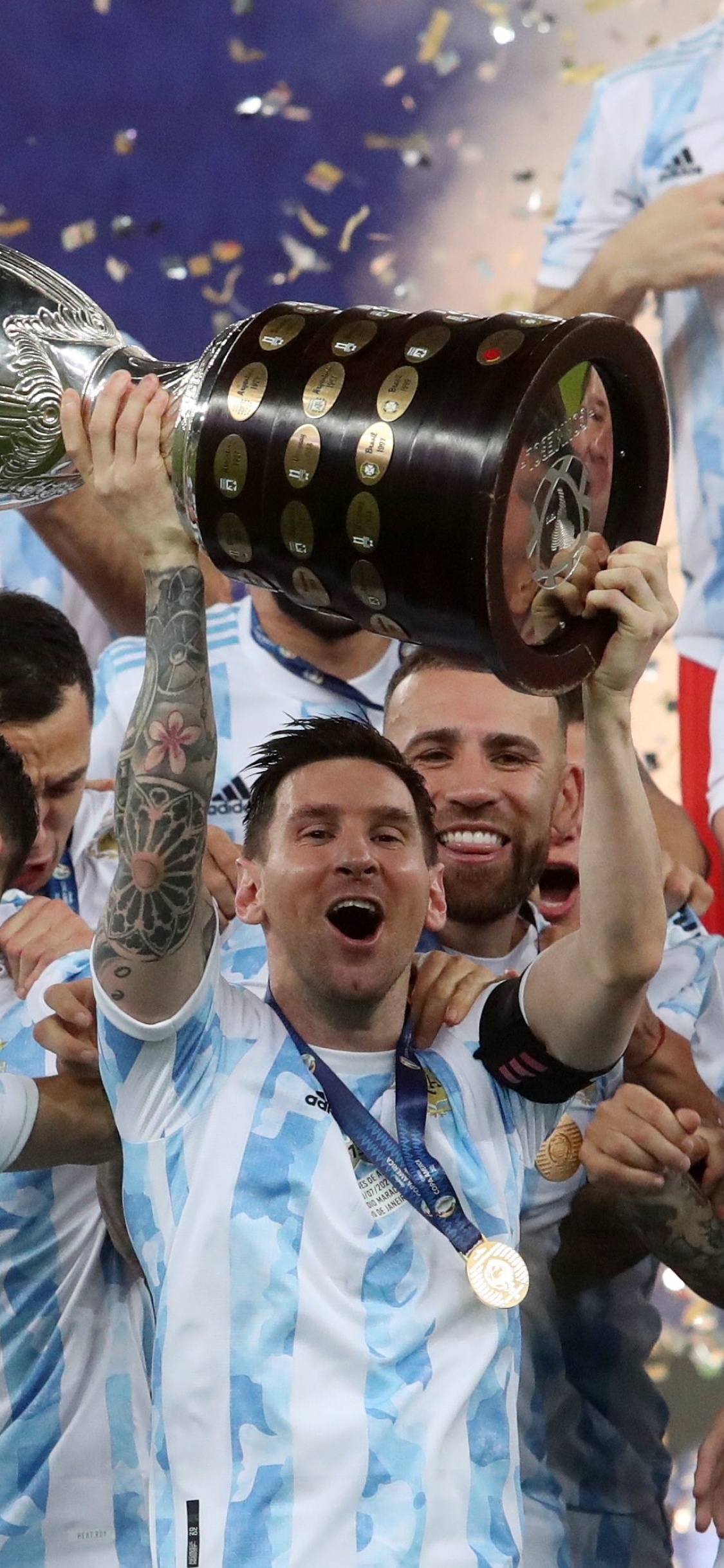 In pics Lionel Messi celebrates Argentinas Copa America win messi copa  HD wallpaper  Pxfuel