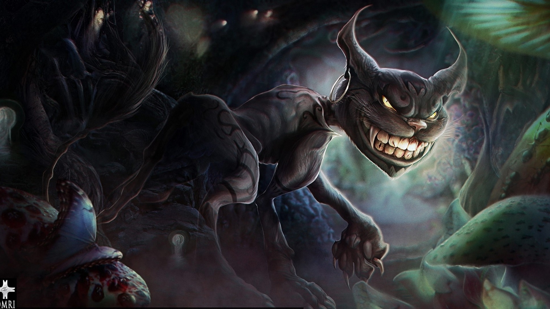 19x1080 Art Alice Madness Returns Cheshire Cat 1080p Laptop Full Hd Wallpaper Hd Games 4k Wallpapers Images Photos And Background Wallpapers Den