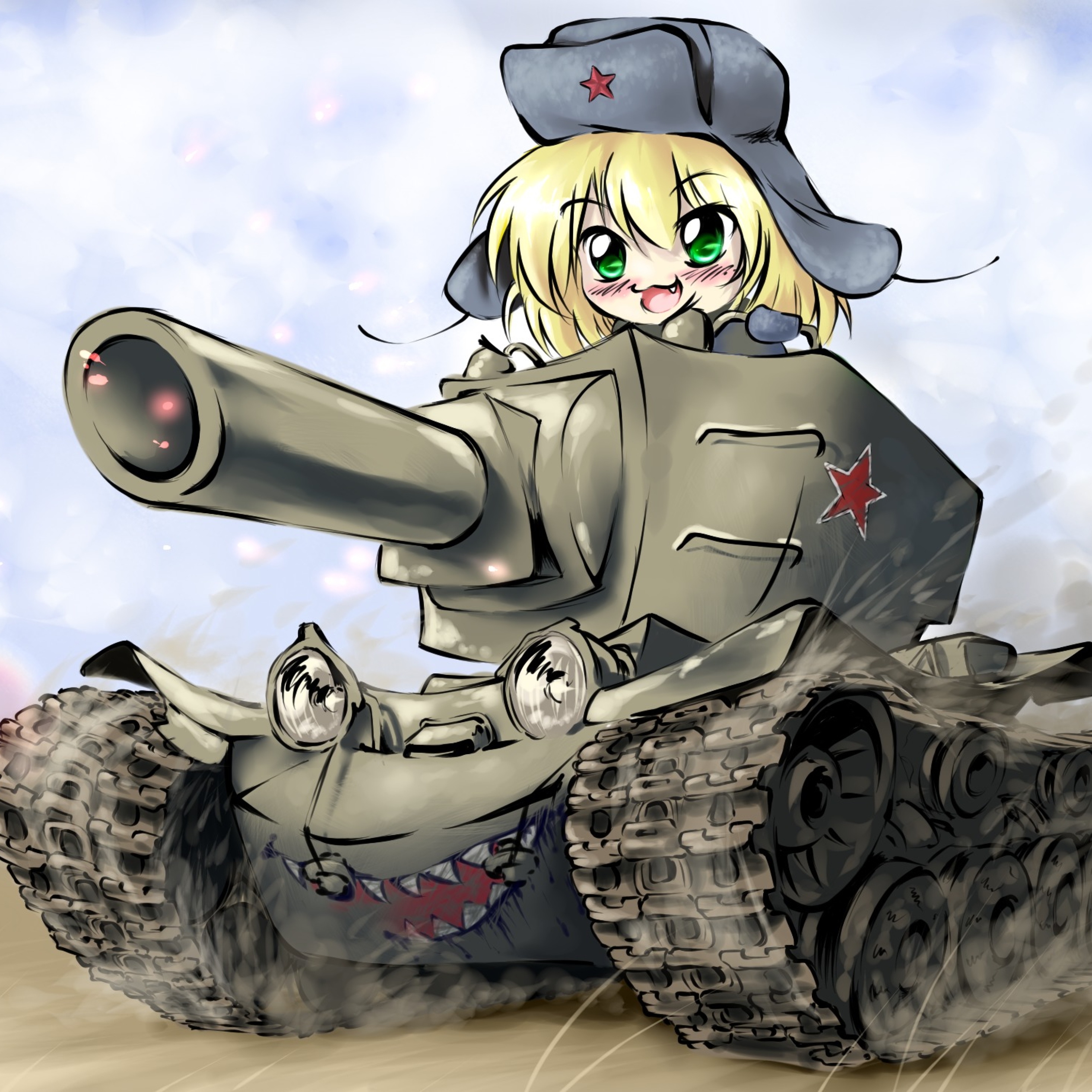 Girls und Panzer кв-2