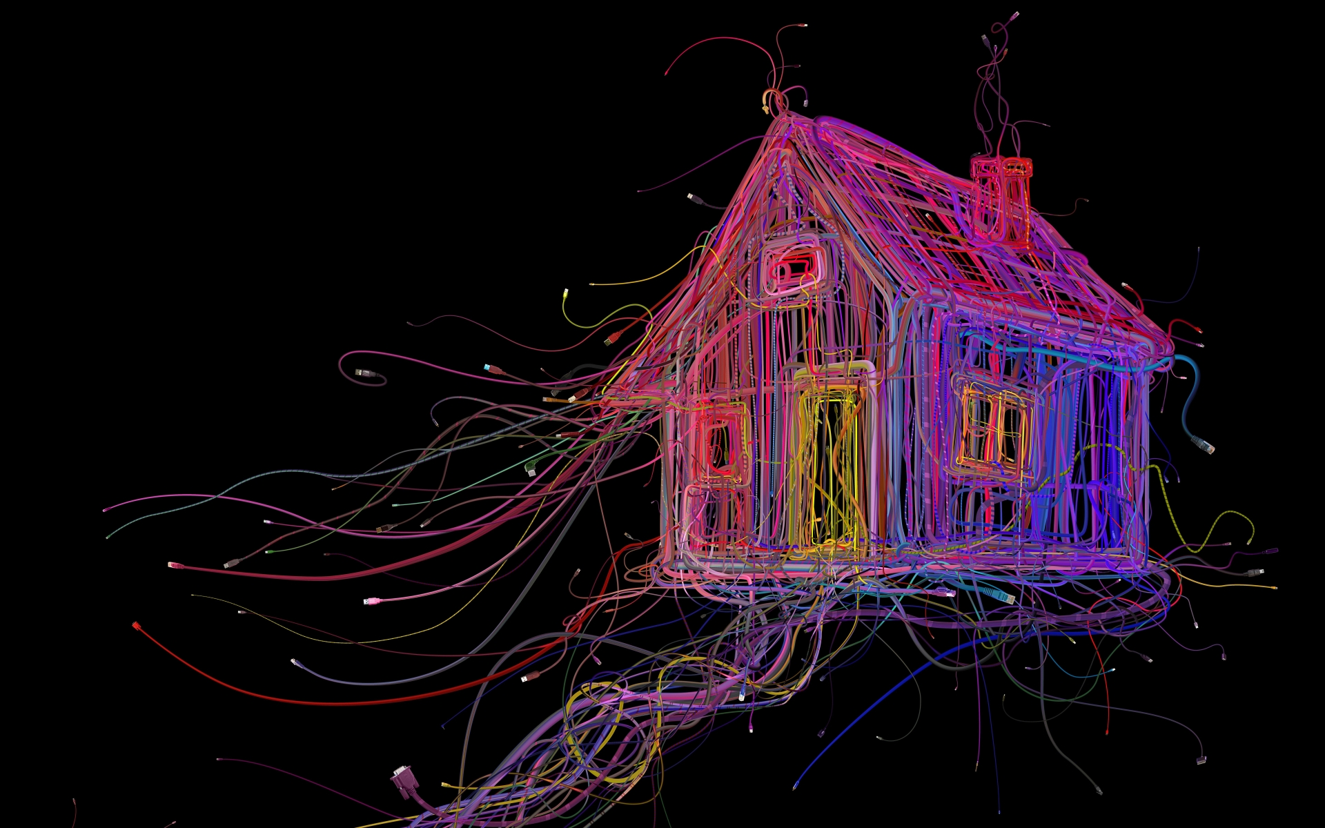 1920x1200 Resolution Artistic Colourful House 1200P Wallpaper - Wallpapers Den