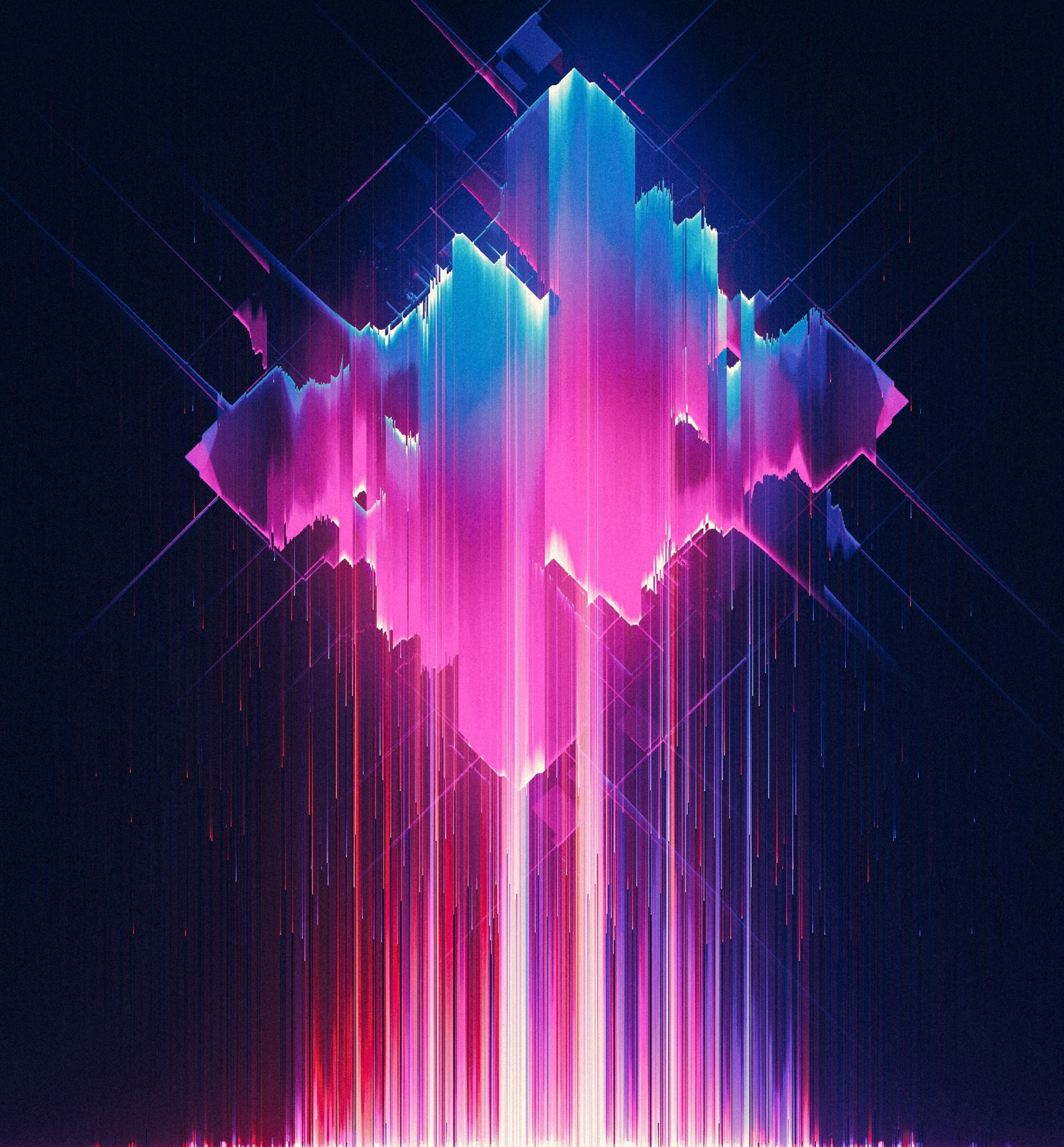 Abstract wallpapers for iPhone: the Glitch Series
