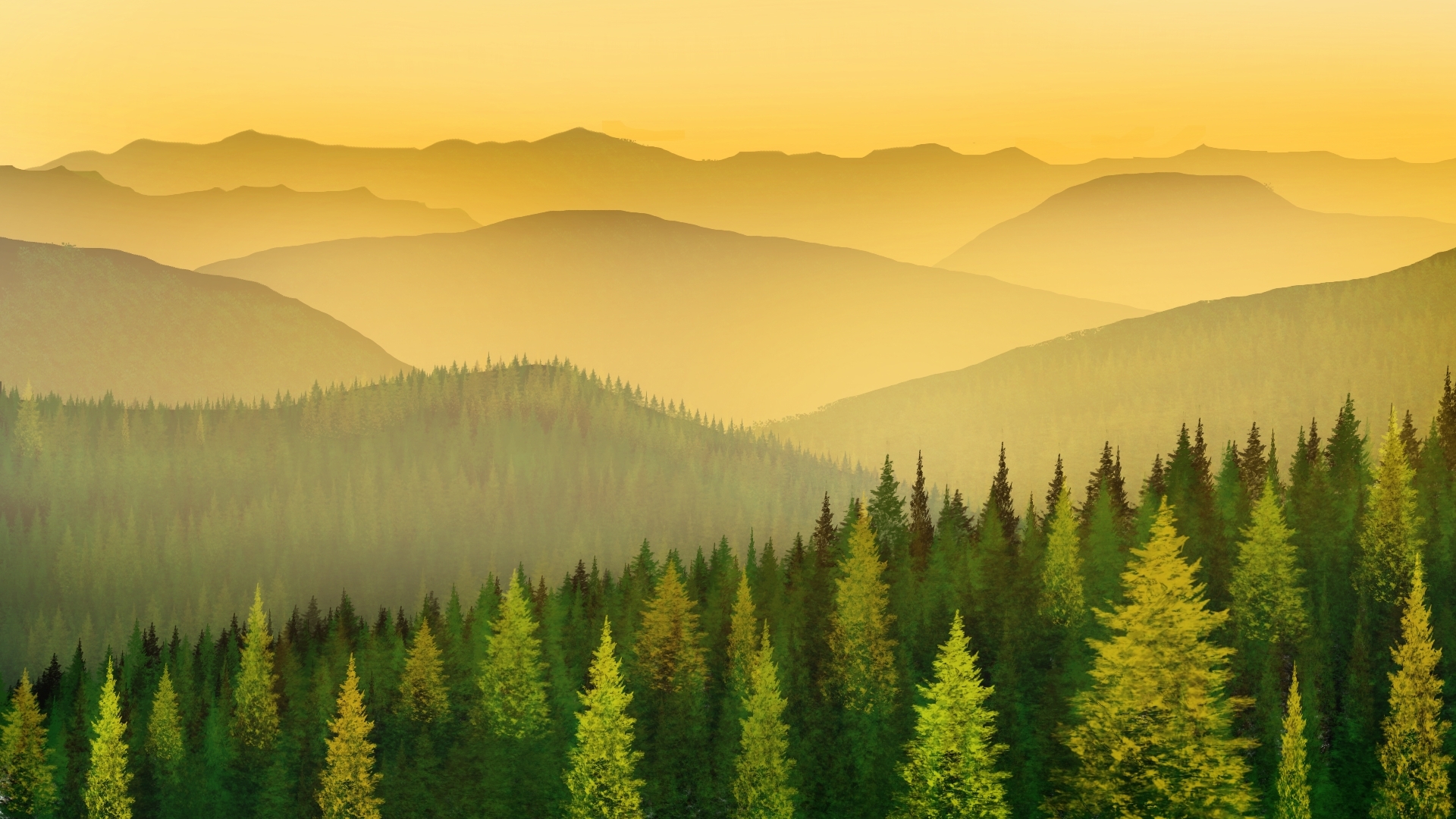 Free Vectors  Greenery and trees backgroundwallpaper
