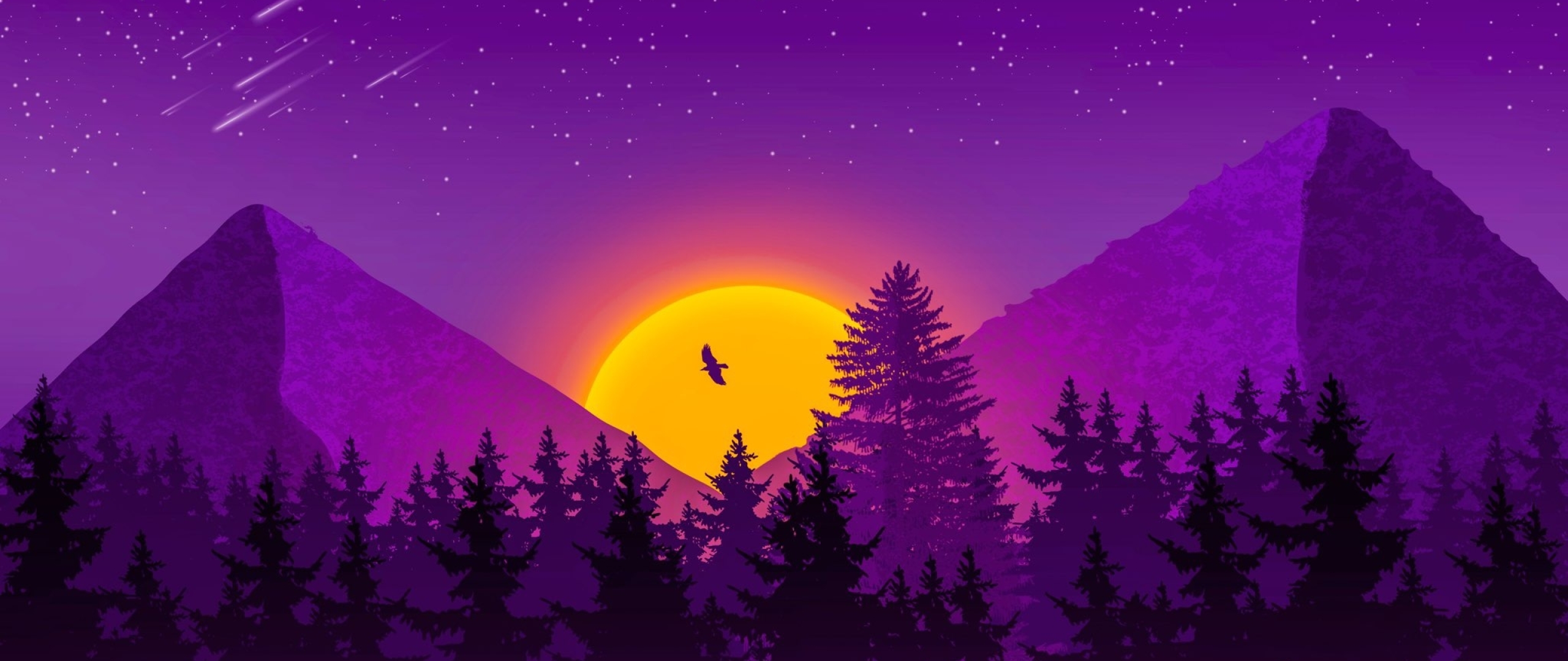 Free download Purple wallpaper 2560x1080 For your ultrawide monitor