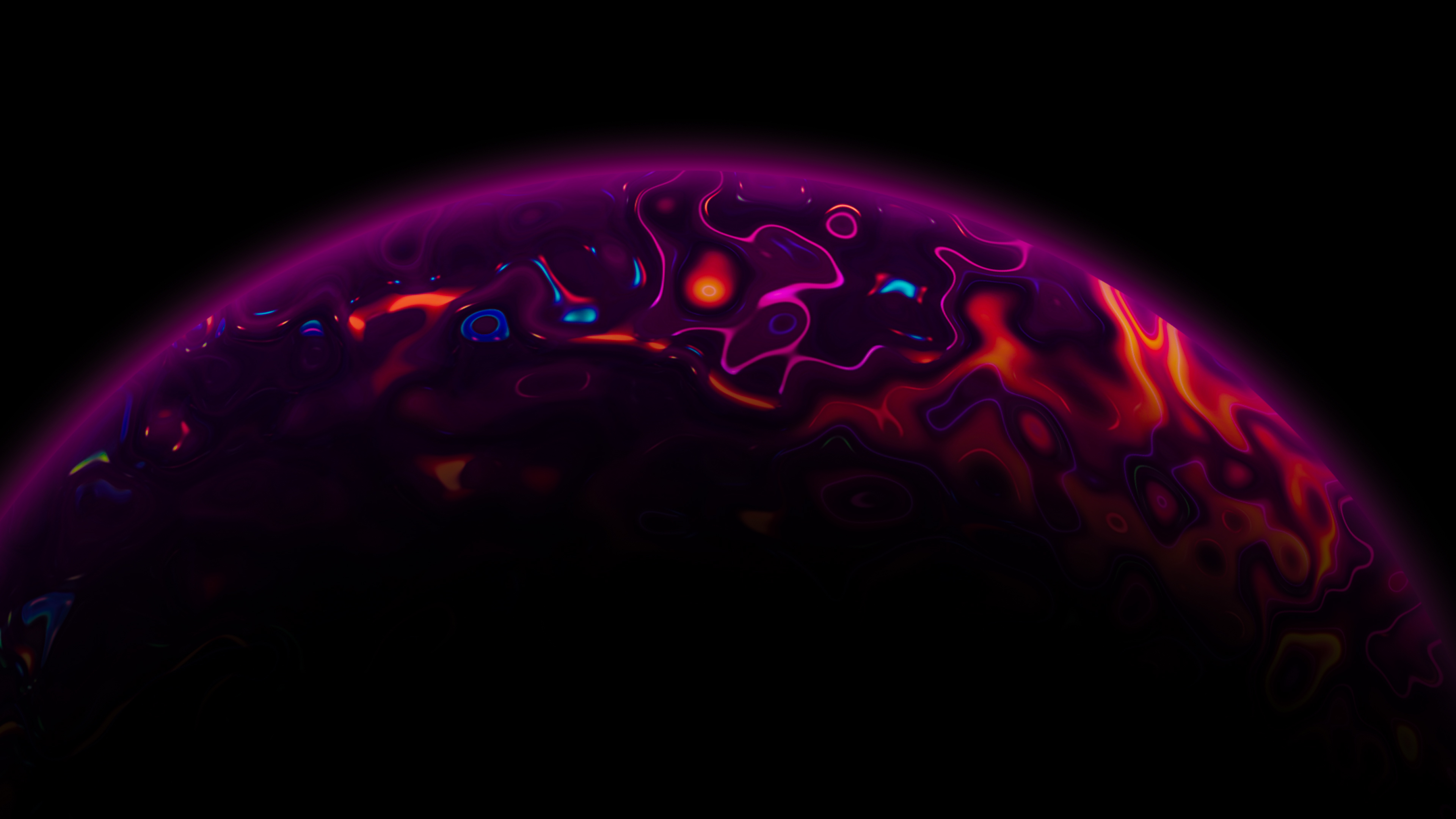 Artistic Purple Planet Wallpaper, HD Abstract 4K ...