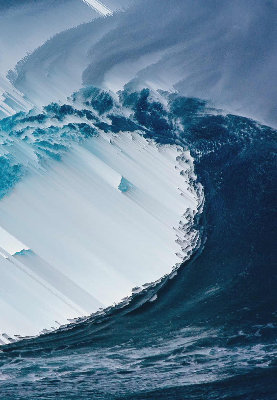 Ocean air. Tsunami Wave PNG.