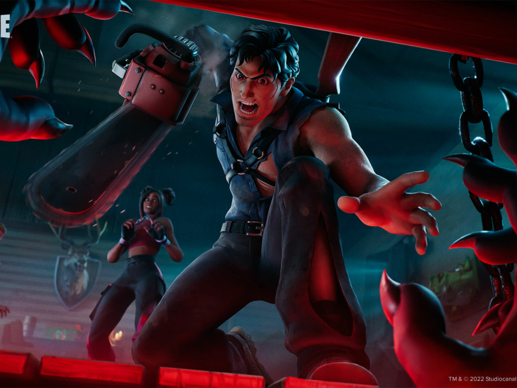 1024x768 Resolution Ash Williams Fortnite 1024x768 Resolution Wallpaper