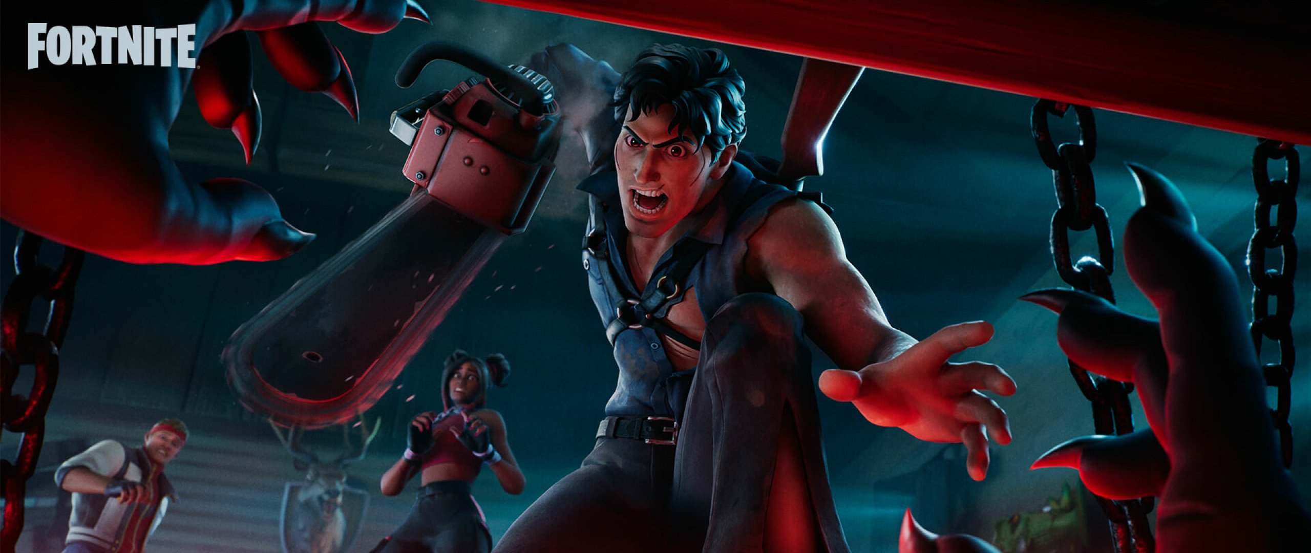 2560x1080 Resolution Ash Williams Fortnite 2560x1080 Resolution