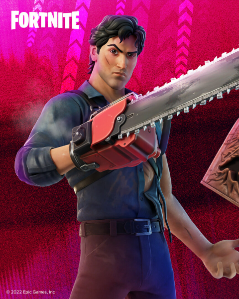 480x600 Ash Williams Outfit Fortnite HD 480x600 Resolution Wallpaper