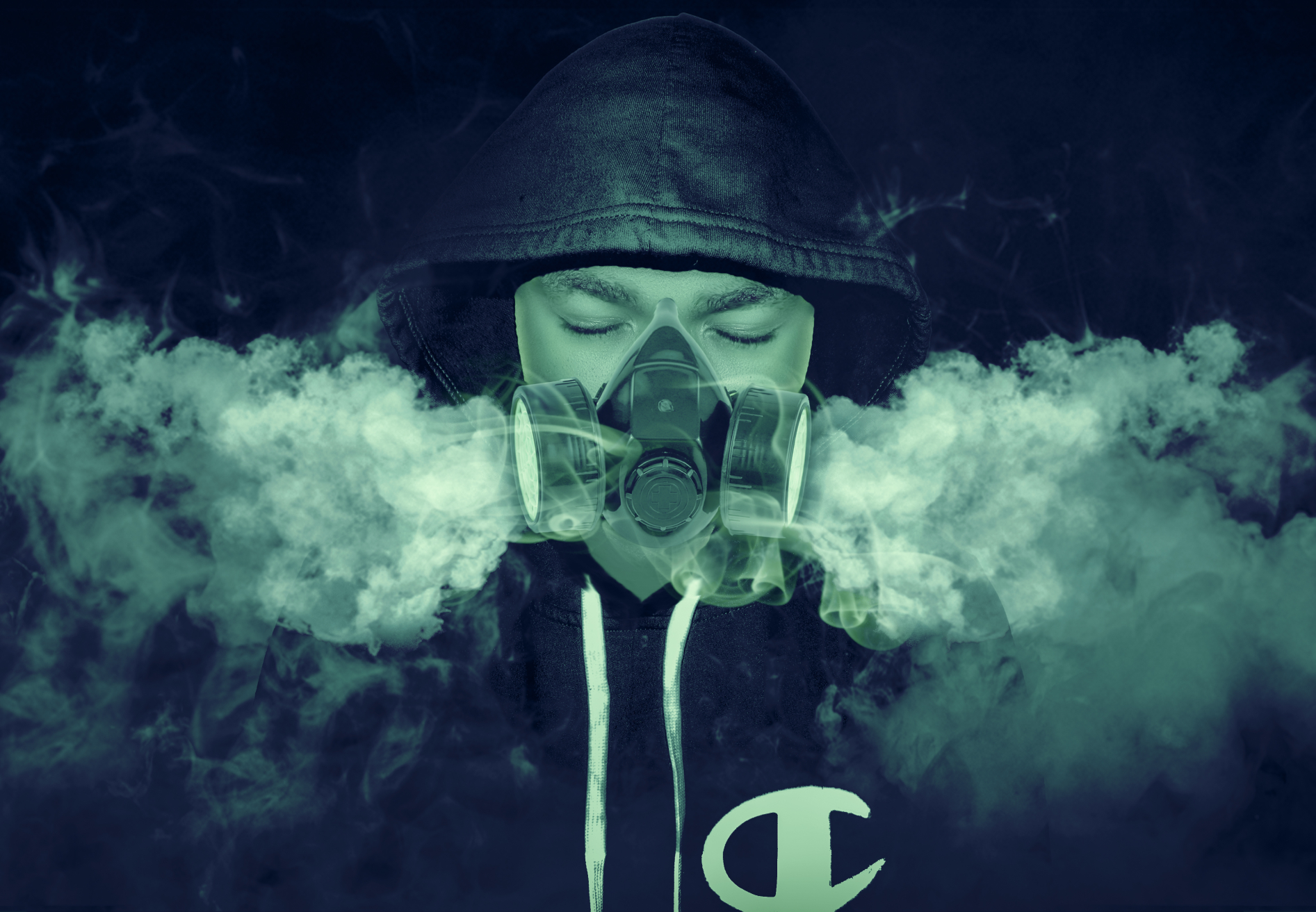 1893x1313 Assassin with Gas Mask 4K Dark 1893x1313 Resolution Wallpaper