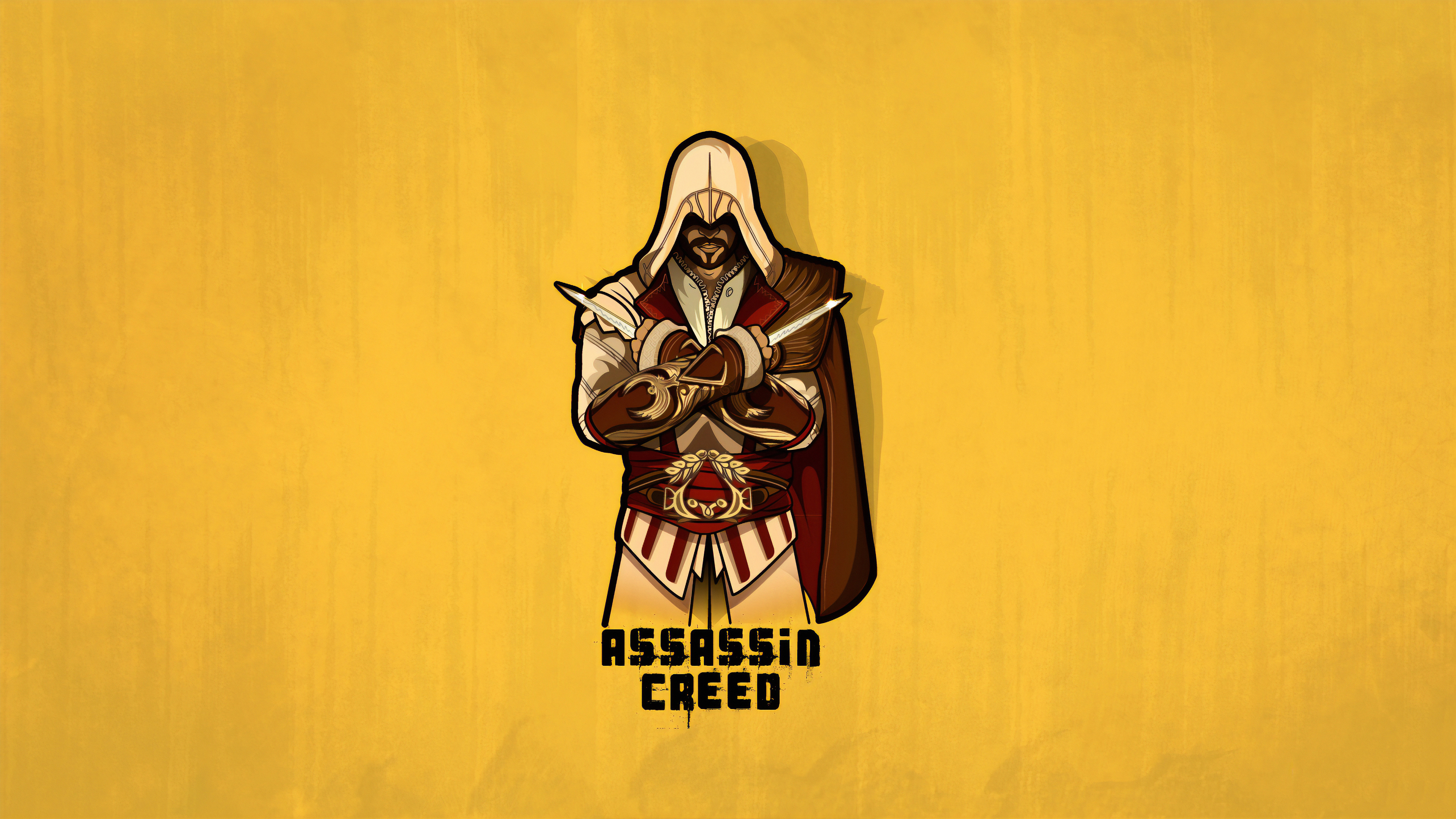 Assassins Creed Minimalist 4K Art Wallpaper, HD Games 4K Wallpapers