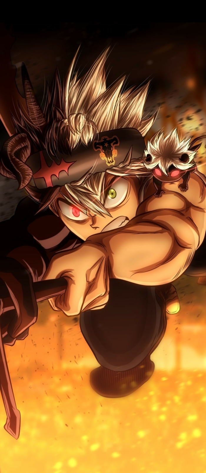 700x1600 Resolution Asta and Liebe HD Black Clover 700x1600 Resolution ...