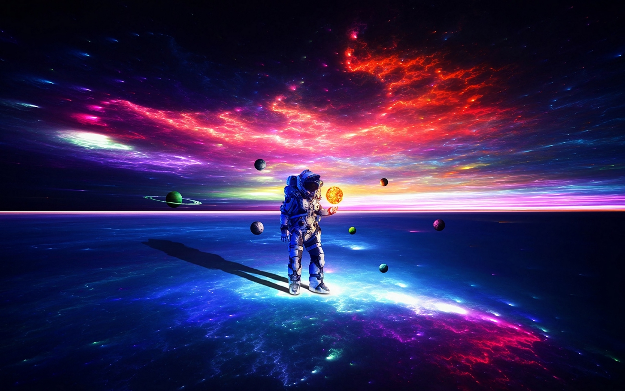 2560x1600 Astronaut Exploring Space 2560x1600 Resolution Wallpaper Hd Artist 4k Wallpapers Images Photos And Background Wallpapers Den