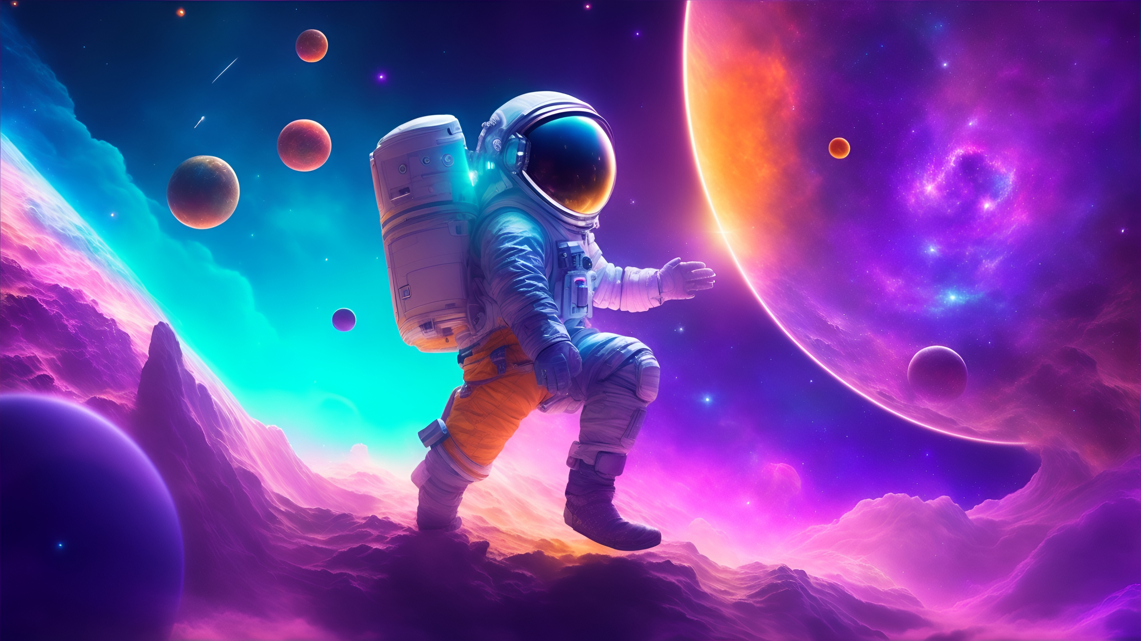 Astronaut space aesthetic iPhone wallpaper, | Premium Photo - rawpixel