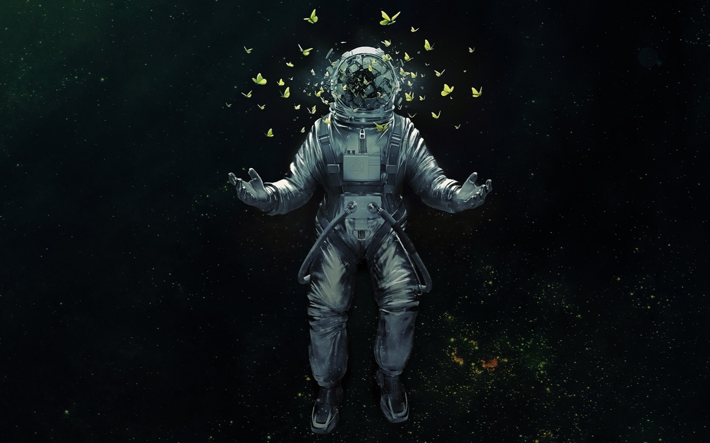 Astronaut Wallpaper 4K Neon Space suit Stars Light 6275